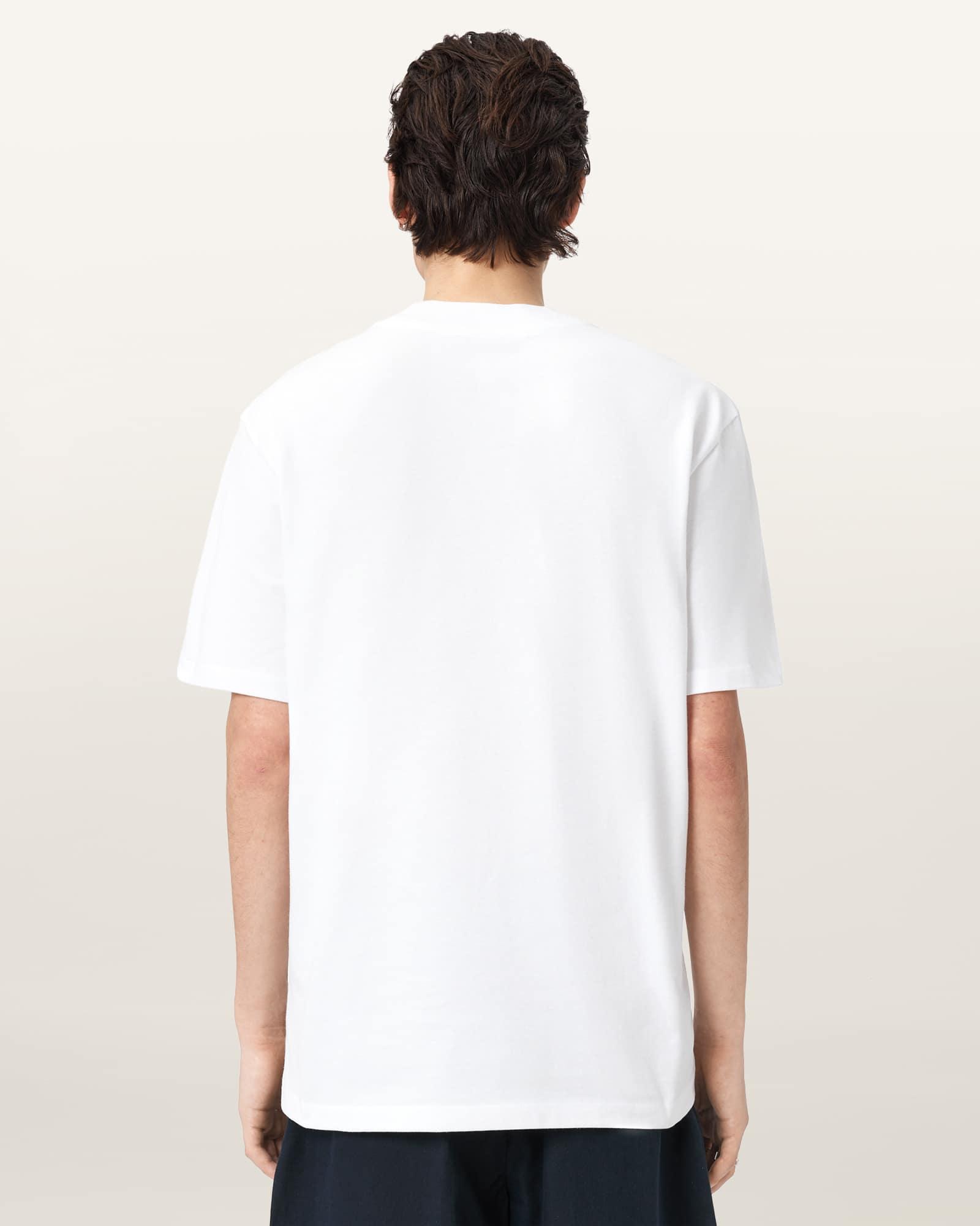 Xavier Cotton T-Shirt Optic White | ALLSAINTS US Product Image
