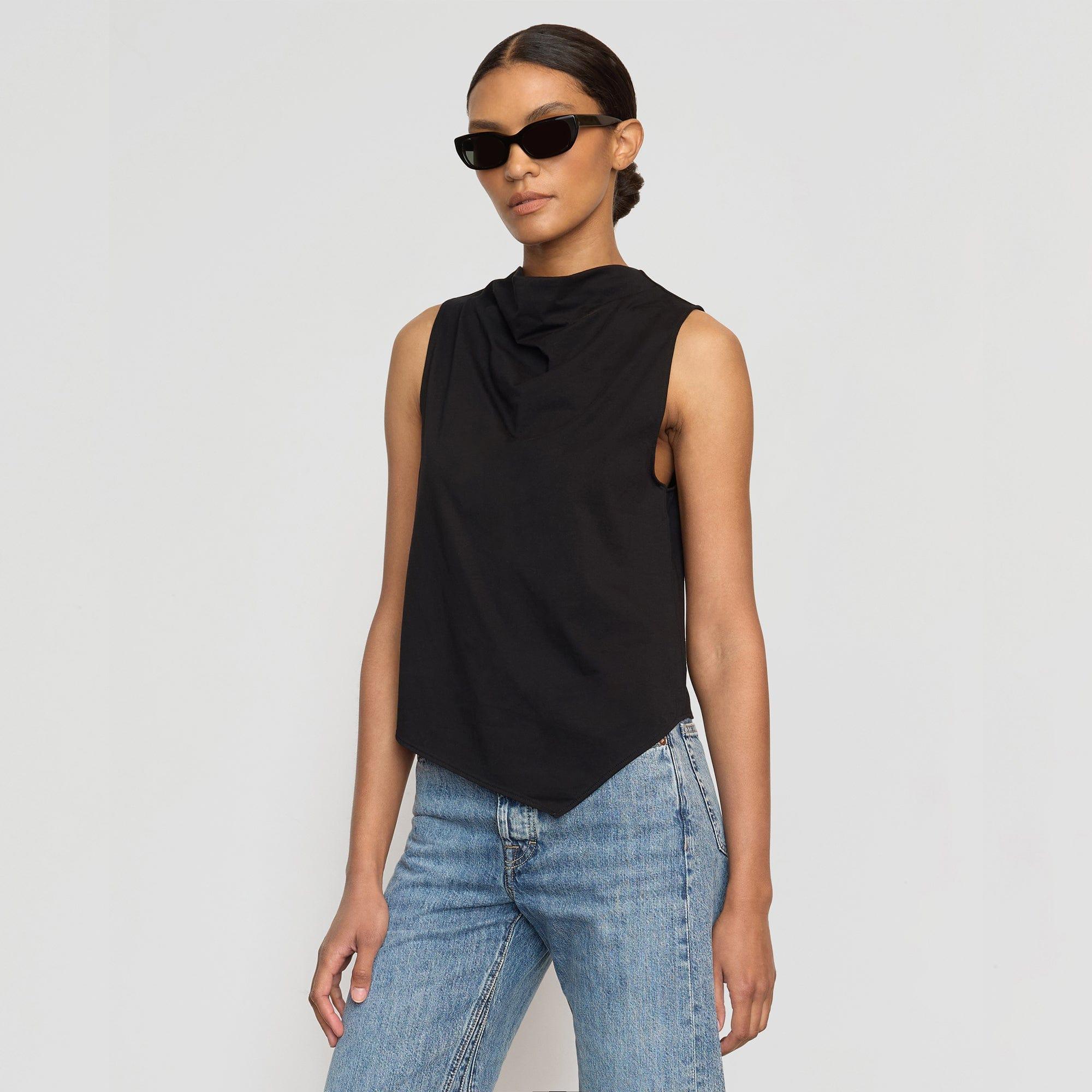 Marjorie Asymmetric-Hem Tee Product Image