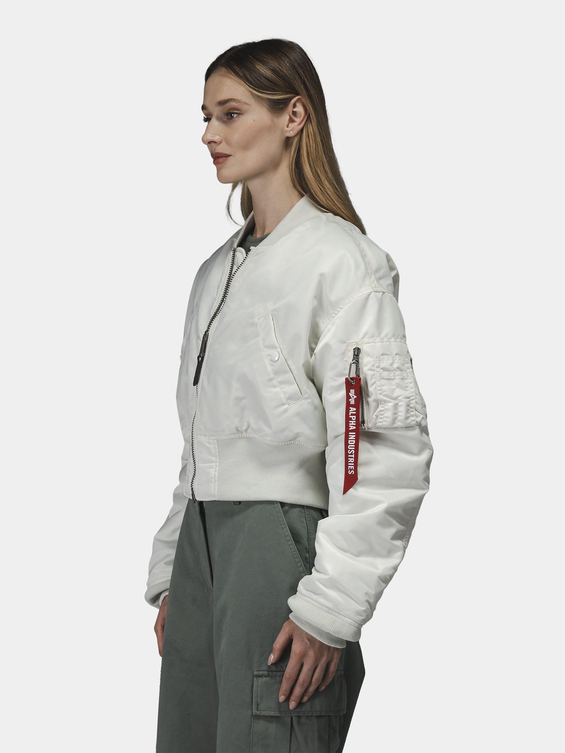 CROPPED MA-1 FLIGHT JACKET WOMENS Product Image