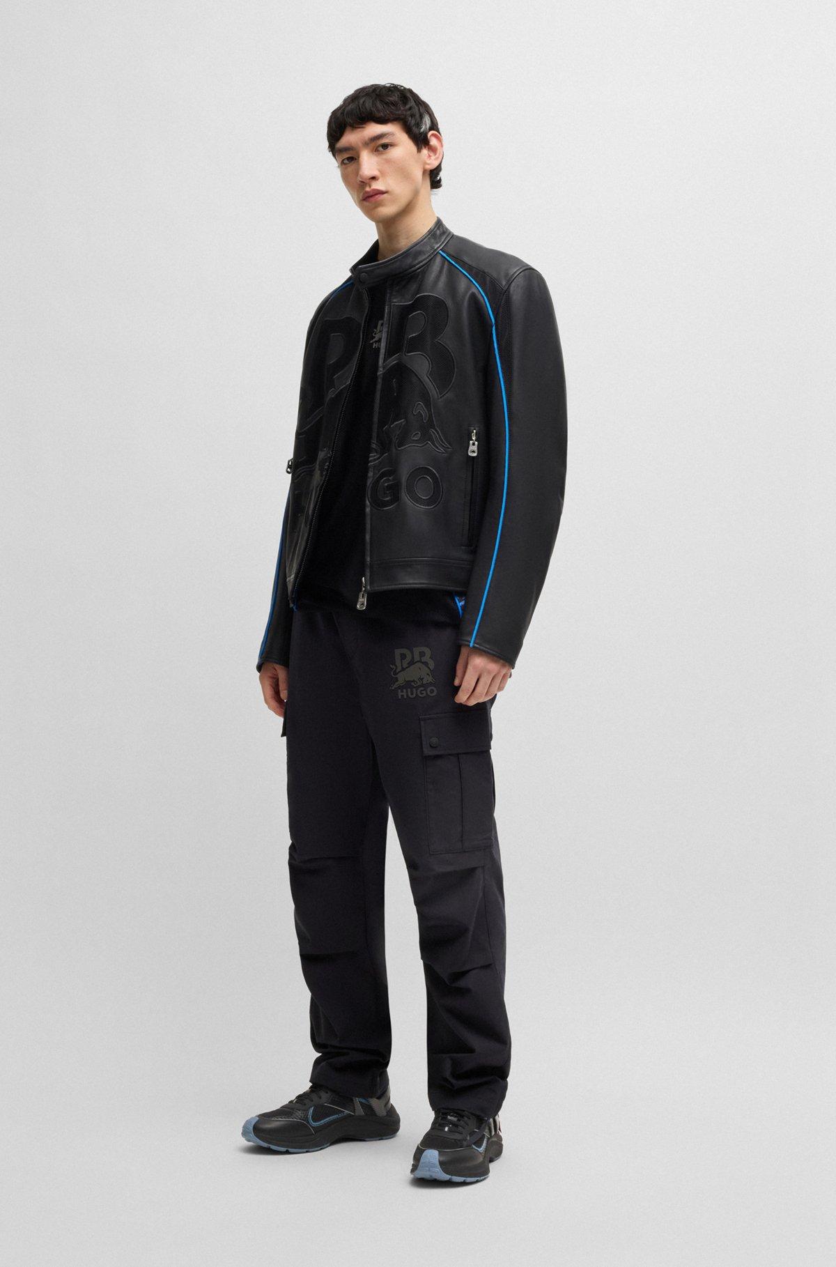 HUGO - HUGO x RB hybrid trainers with heel spoiler - Black Product Image