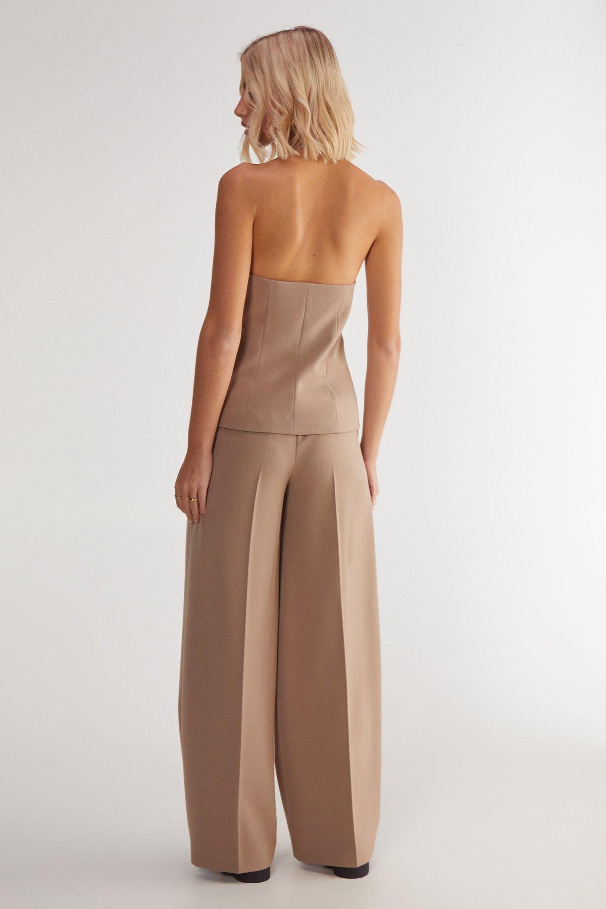 Essentials Pleat Front Tailored Straight Leg Trousers Product Image