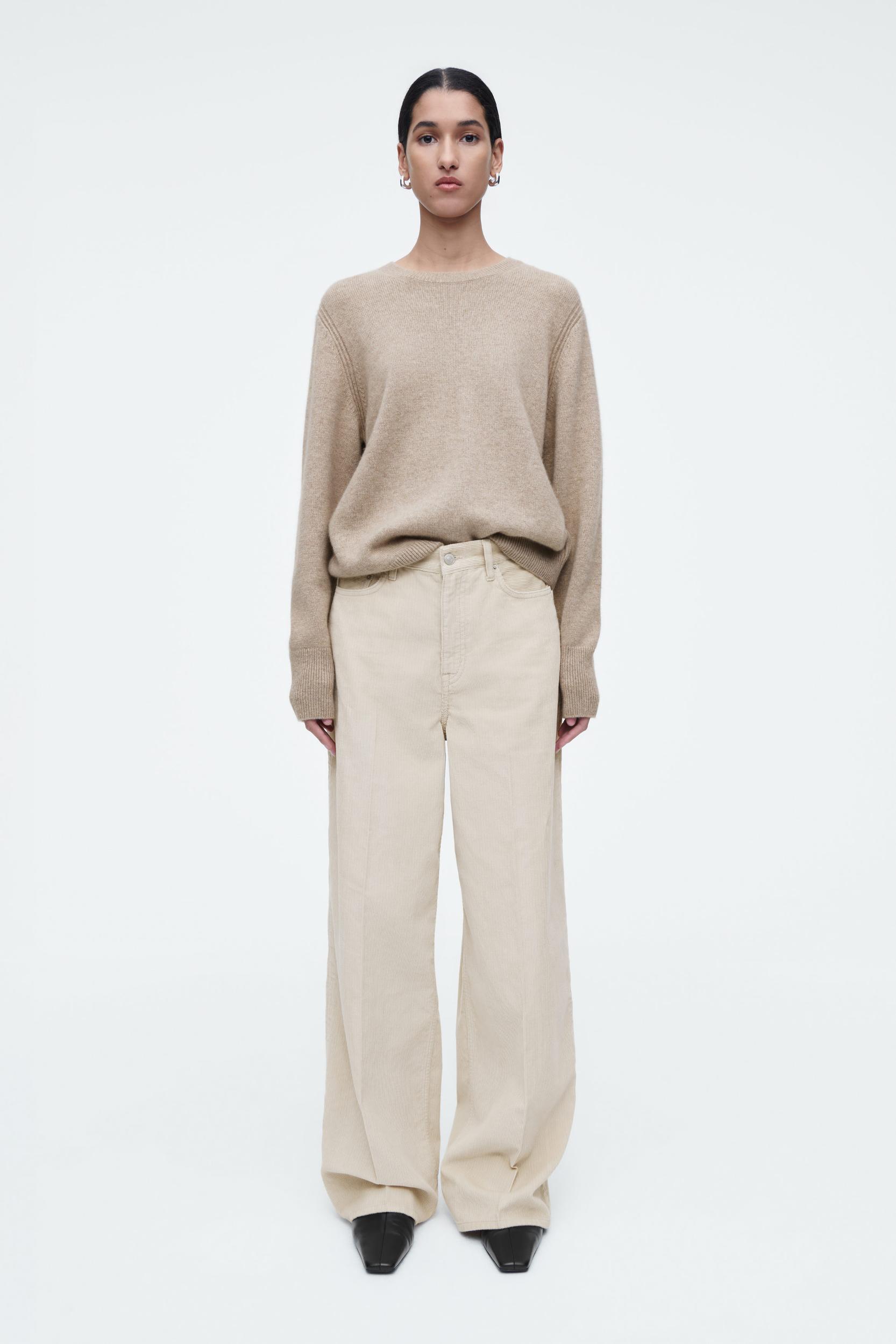 TIDE CORDUROY WIDE-LEG JEANS Product Image