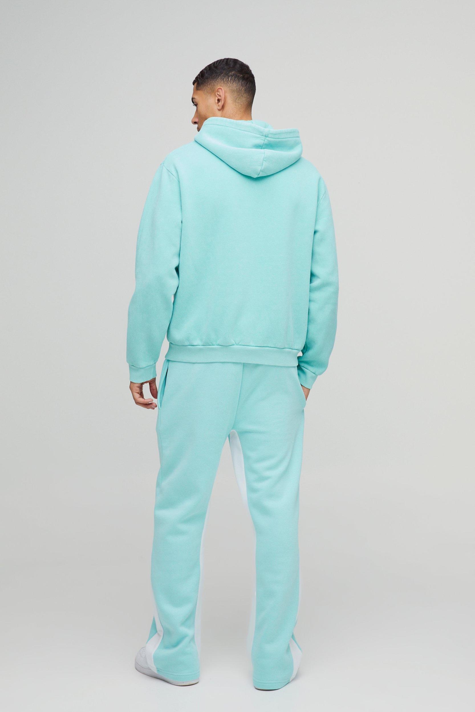 Oversized Quarter Zip Washed Hoodie | boohooMAN USA Product Image