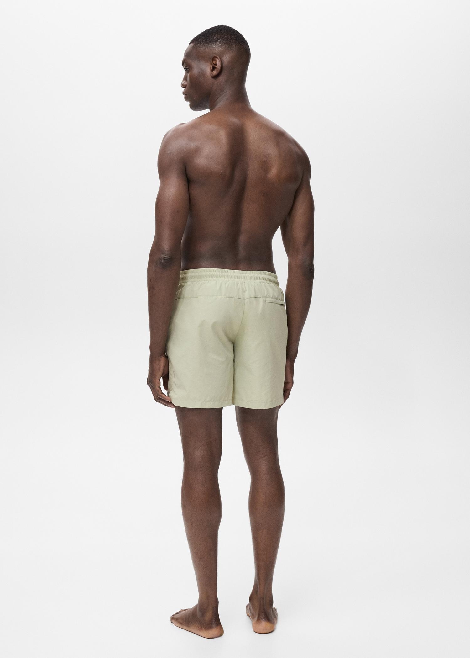 Swimsuit with zip pockets - Men | MANGO USA Product Image