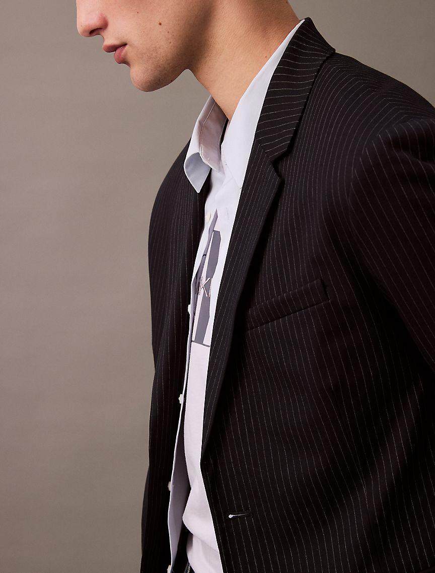 Refined Stretch Pinstripe Blazer Product Image