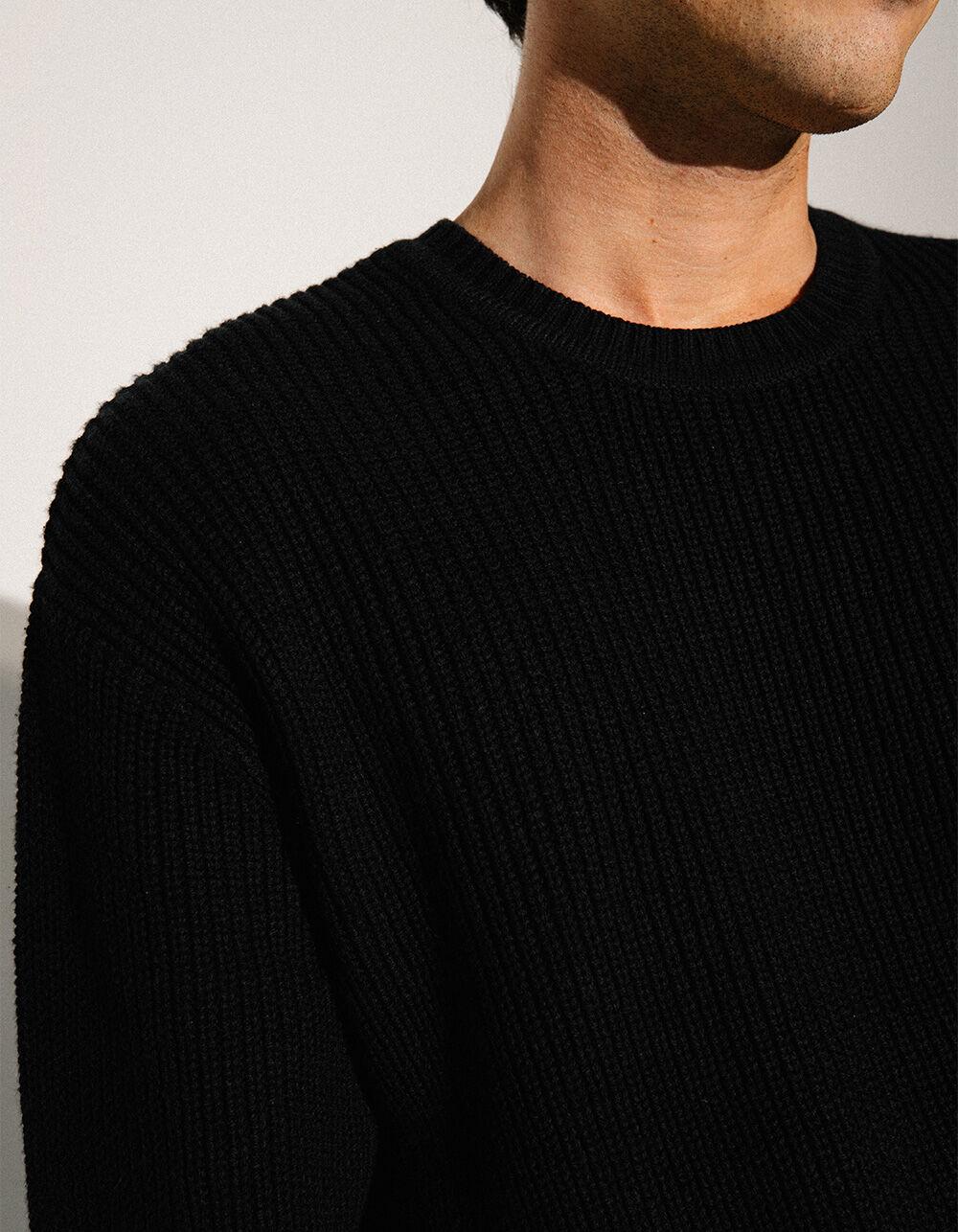 RSQ Mens Crewneck Sweater - BLACK Product Image