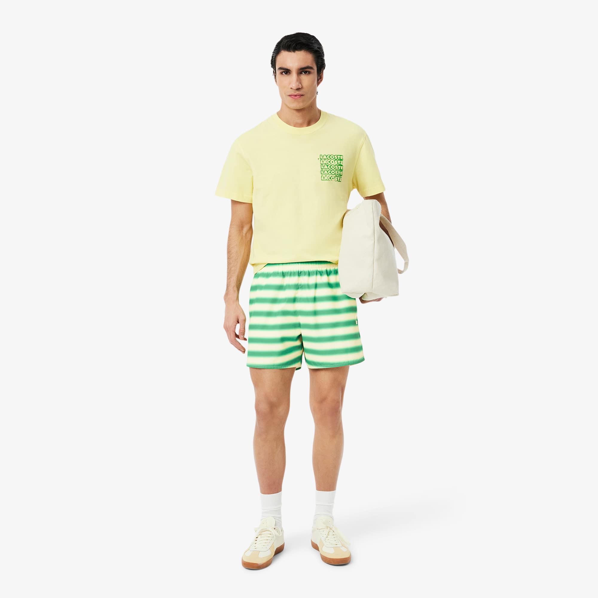 Striped Swim Trunks Product Image