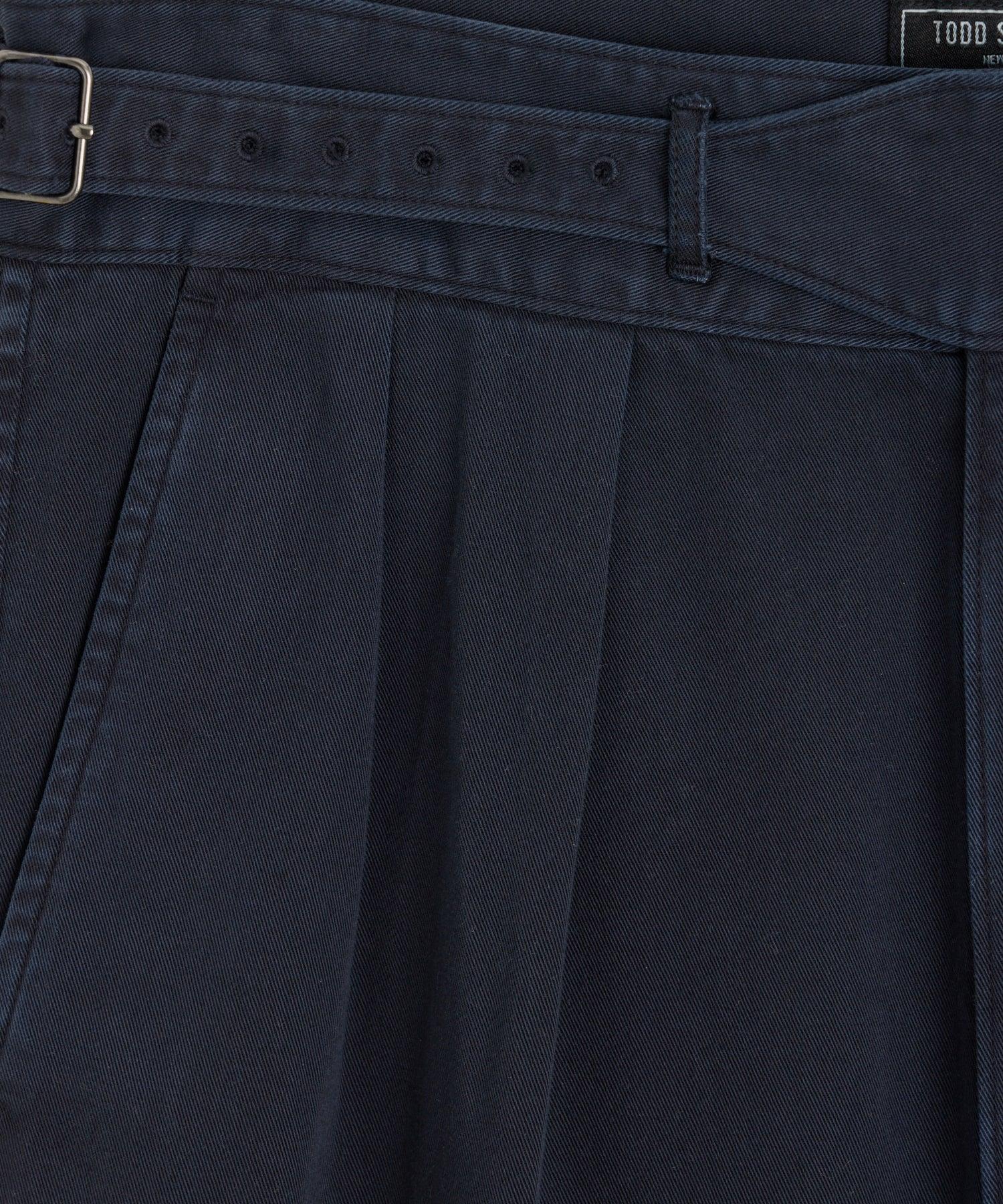 Italian Garment Dyed Cotton Gurkha Trouser Product Image