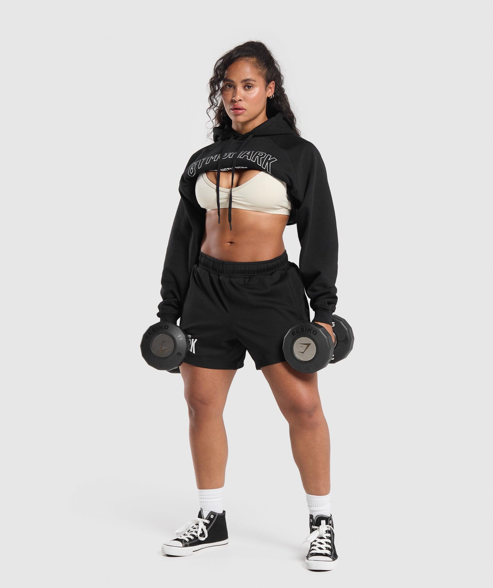 Gymshark Strength Department Oversized Hoodie - Black Female Product Image