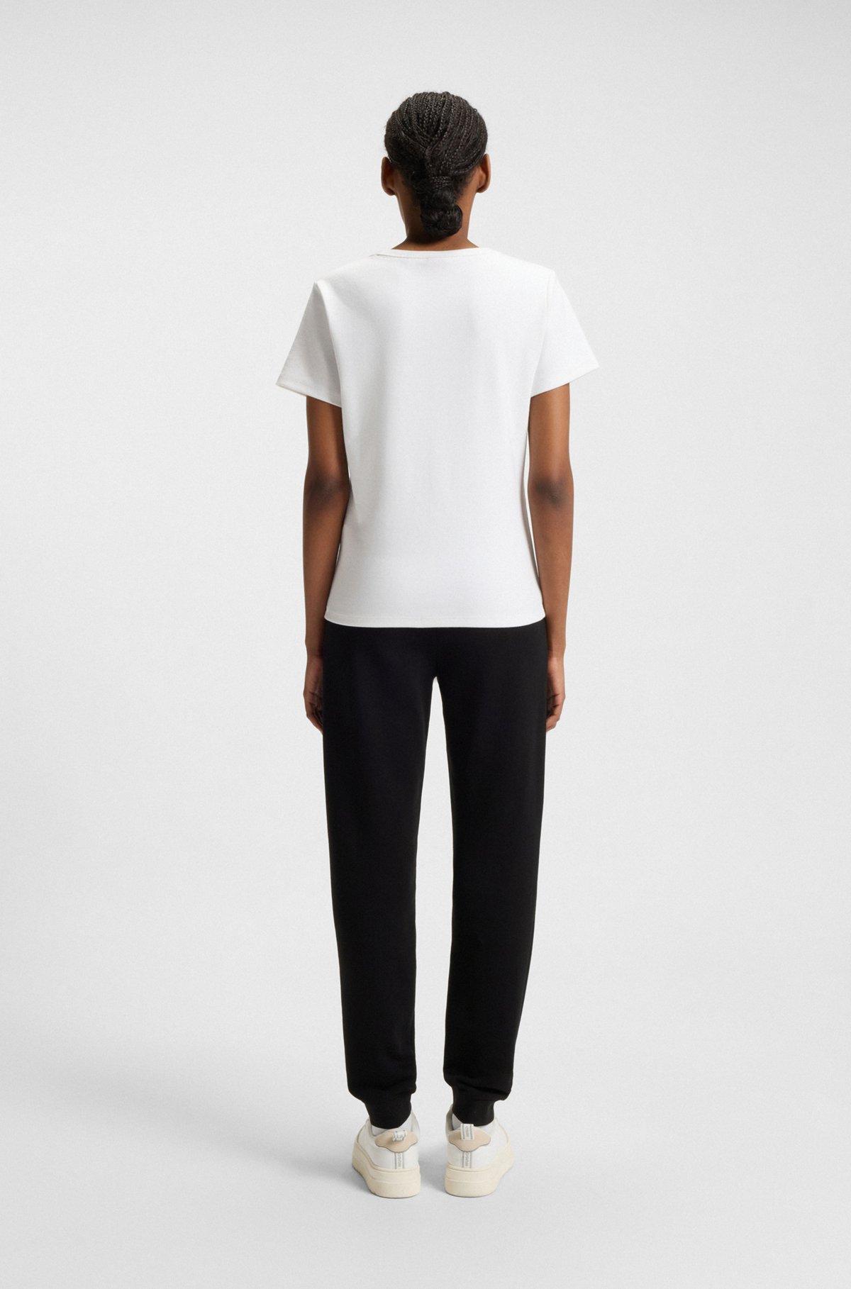 Stacked-logo tracksuit bottoms in cotton terry Product Image