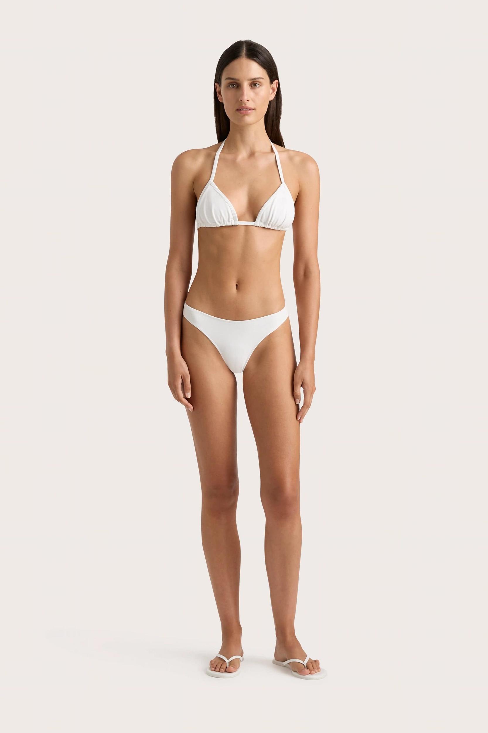 Jean Swim Top White - Final Sale Product Image