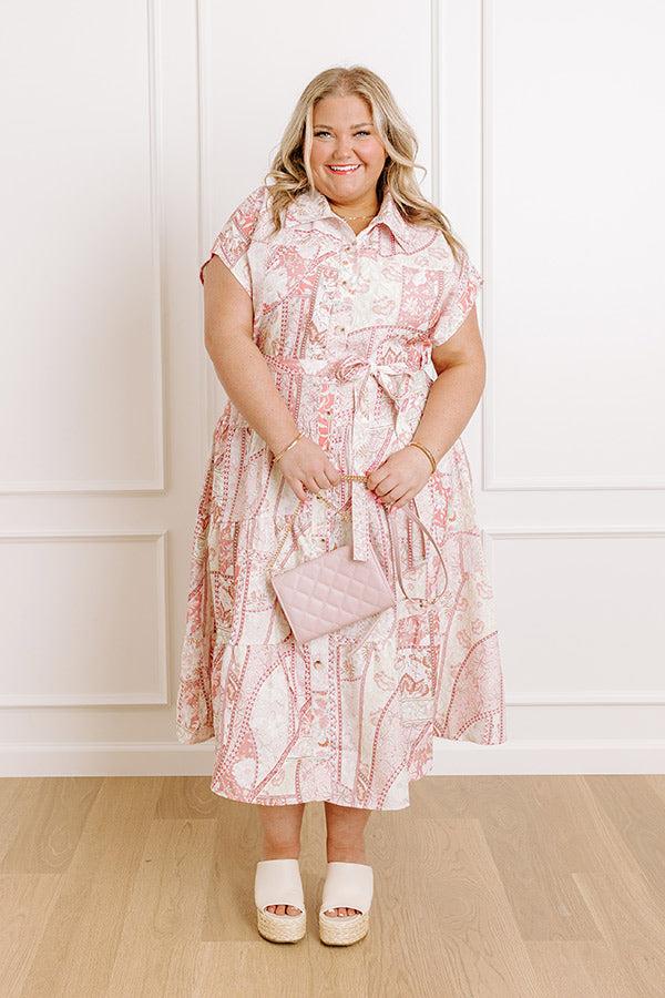 Radiant Garden Floral Maxi Dress Curves Product Image