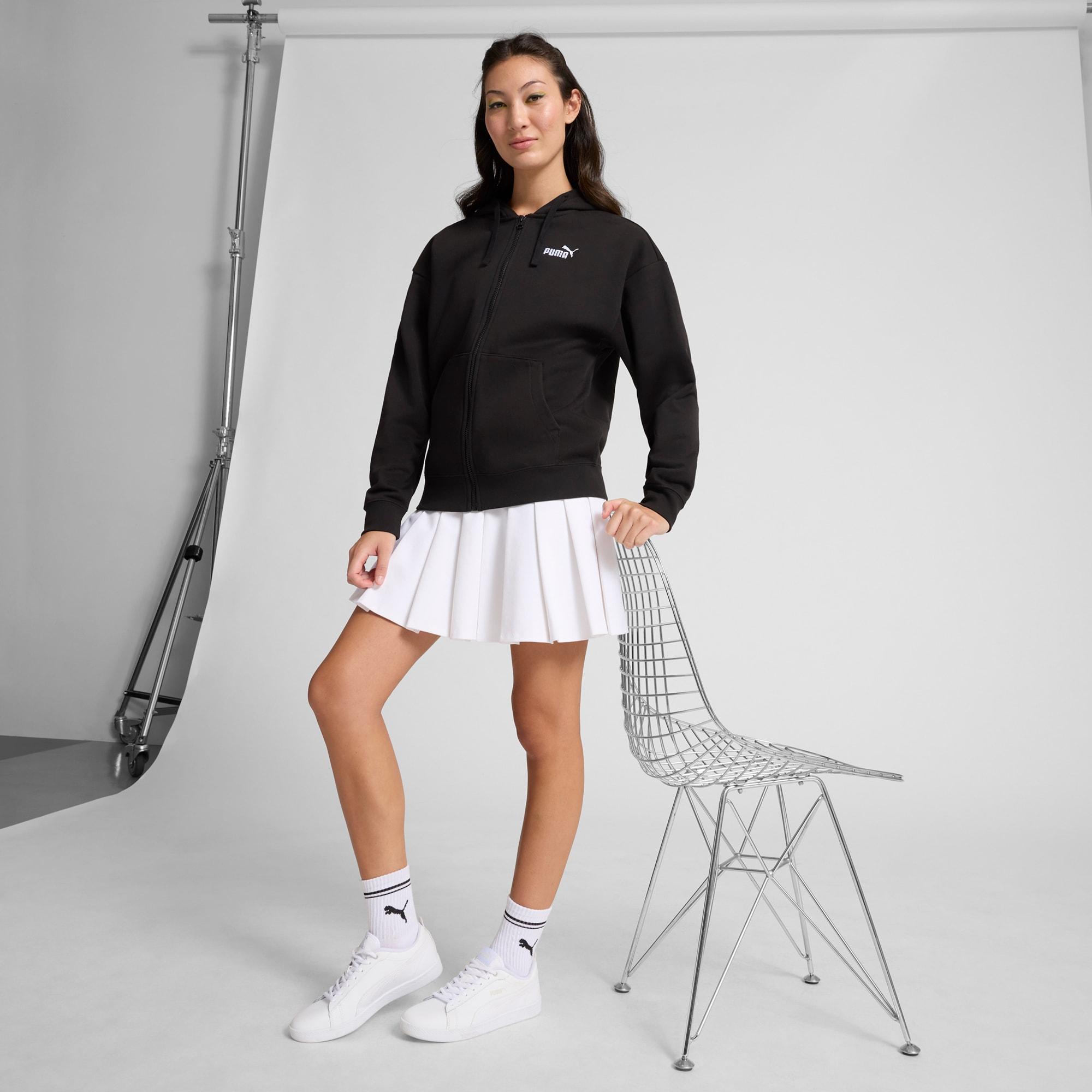 PUMA Essentials Women's Fleece Zip-Up Hoodie Product Image