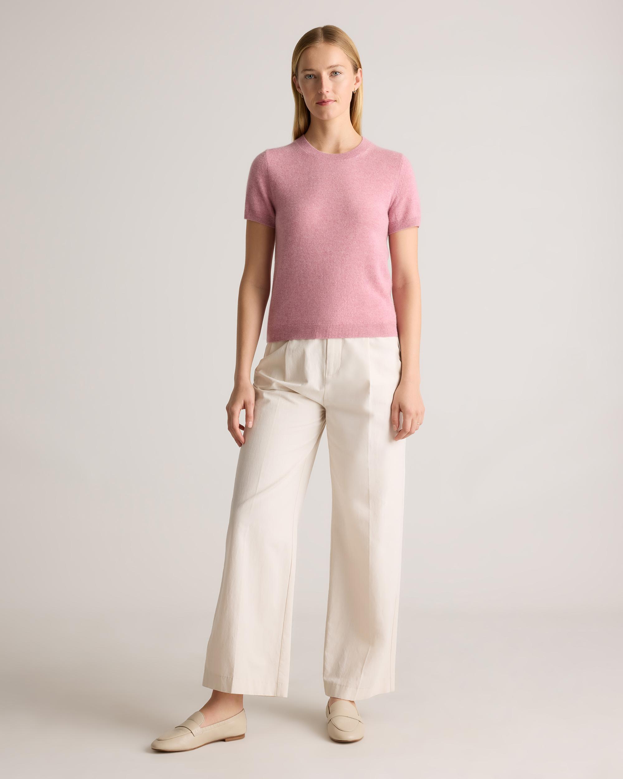 Quince | Women's Mongolian Cashmere T-Shirt Product Image