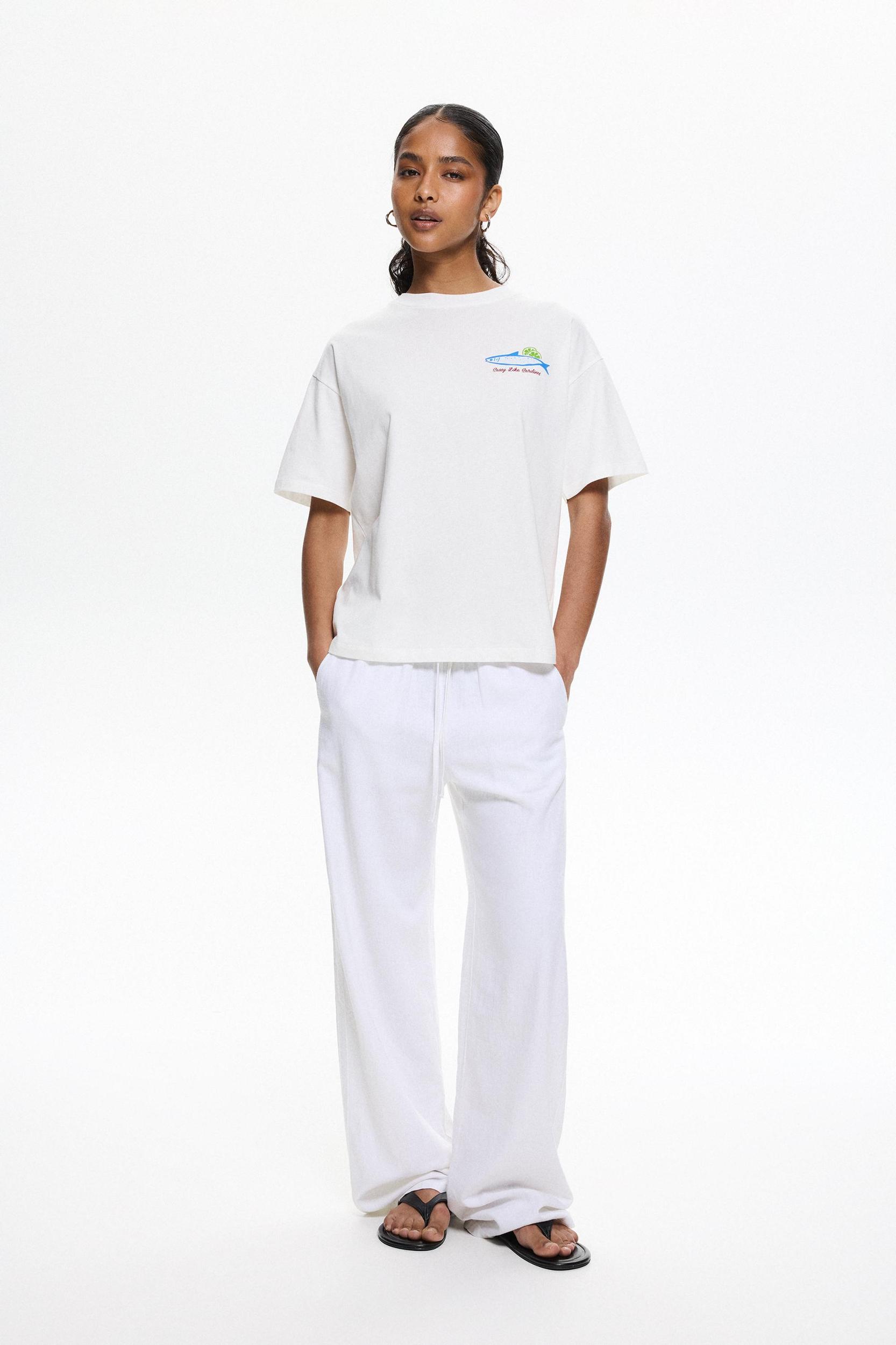 Sardine graphic T-shirt Product Image