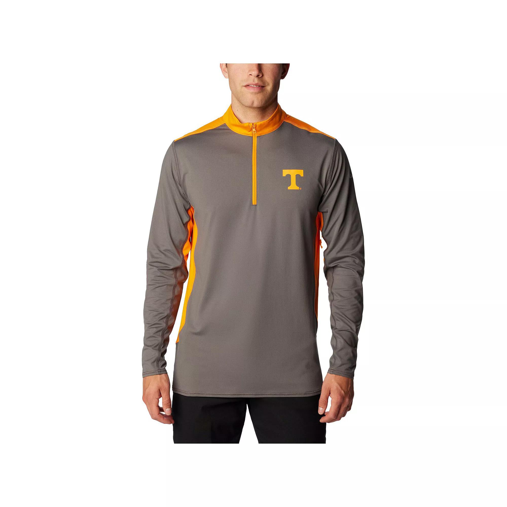 Men's Columbia Gray Tennessee Volunteers Tech Trail™ Omni-Shade Quarter-Zip Top,  Product Image