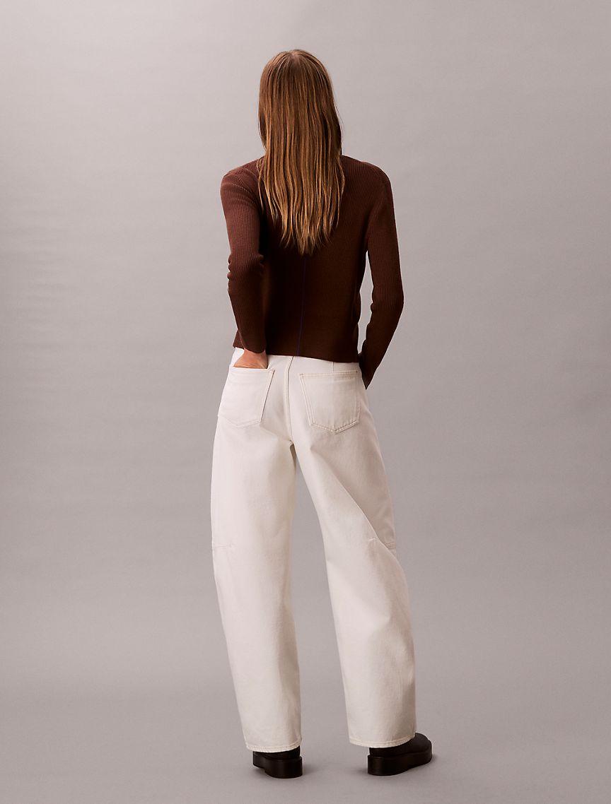 High Rise Barrel Jeans Product Image