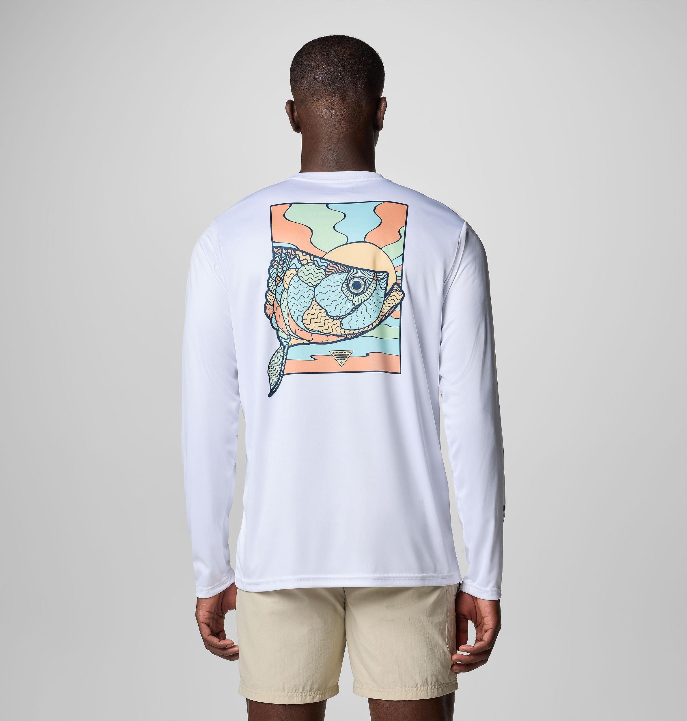 Columbia Mens Terminal Tackle PFG Fish Shine Long Sleeve Shirt- Product Image