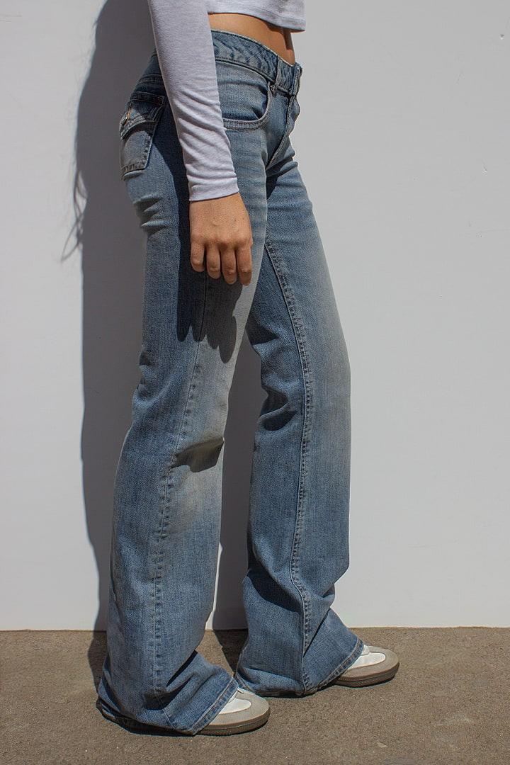 Low waist flared jeans Product Image