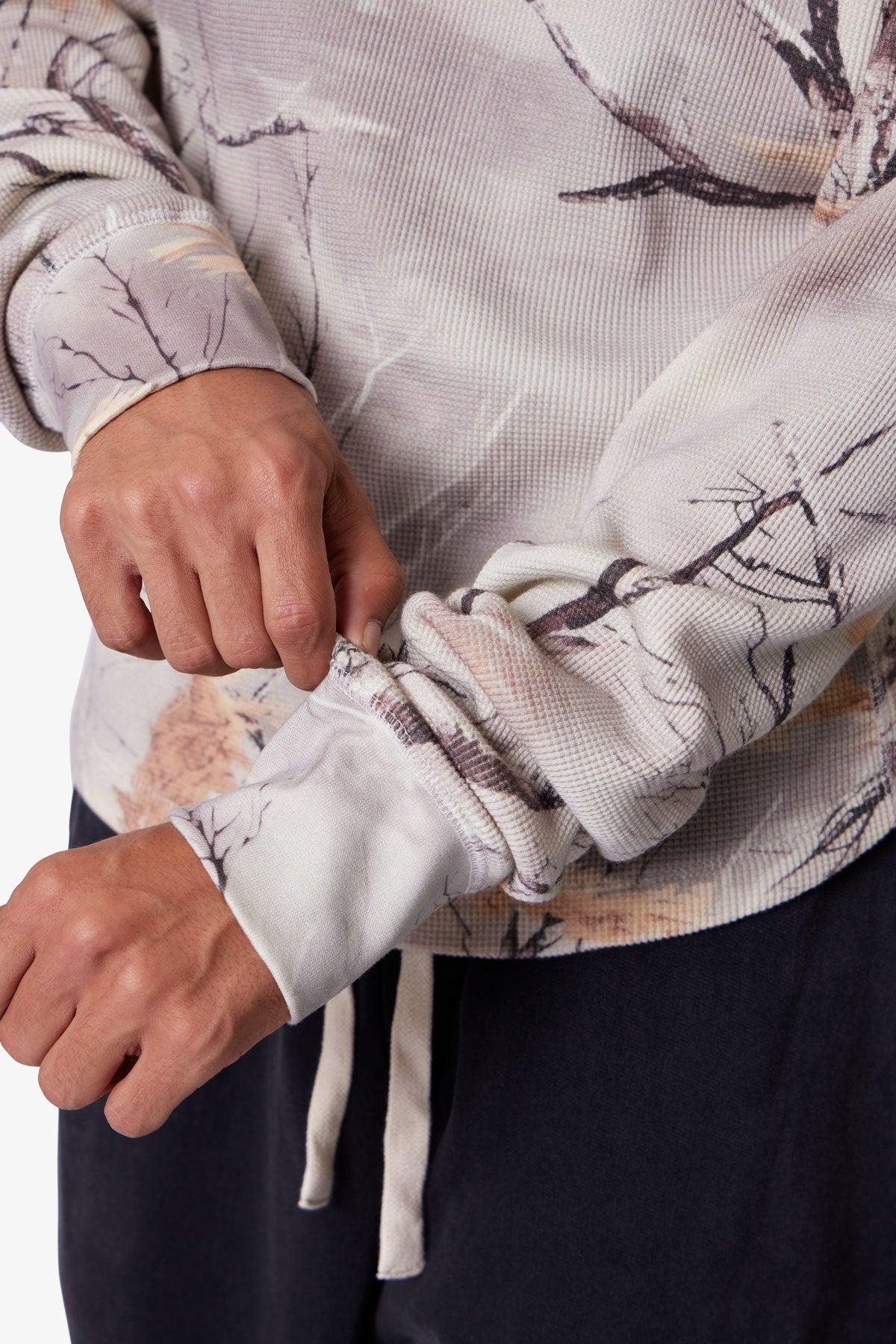 Washed Thermal L/S Tee - Snow Camo Product Image