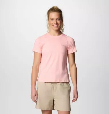 Columbia Womens Weekend Ascent Short Sleeve Shirt- Product Image