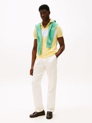 Slim Fit Block Stripe Polo Product Image