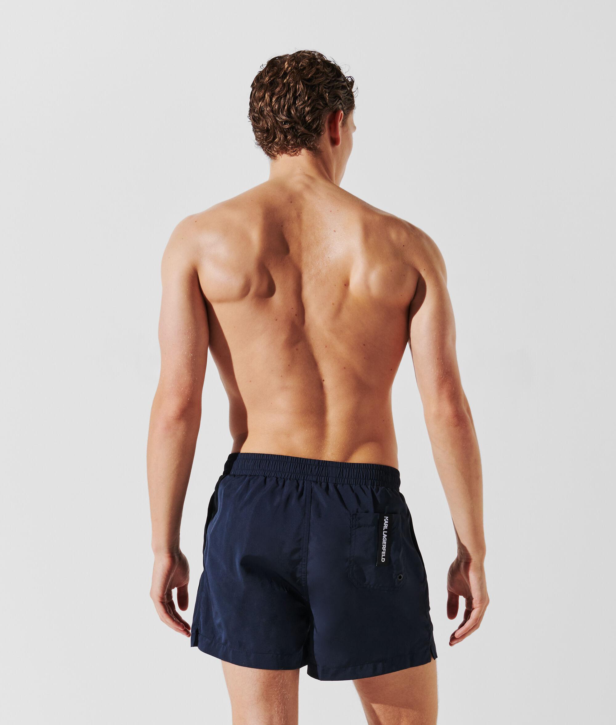 METALLIC LOGO SHORT-LENGTH BOARDSHORTS Product Image