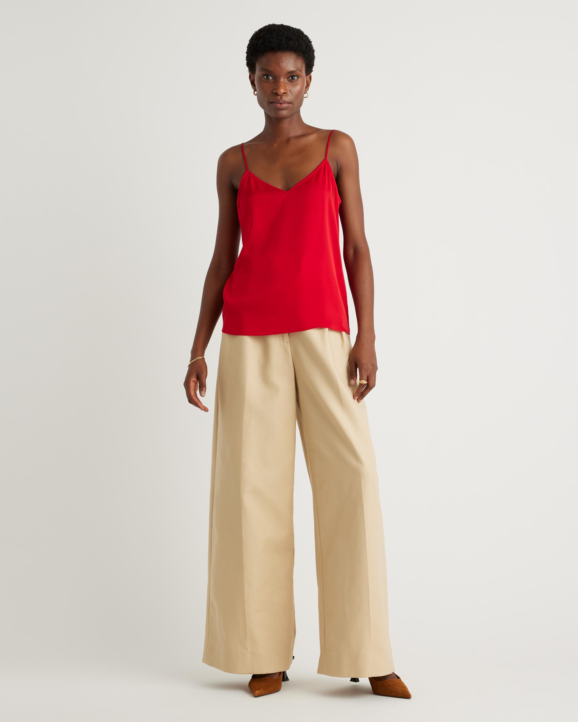 Quince | Women's Washable Stretch Silk V-Neck Cami Size XS Product Image