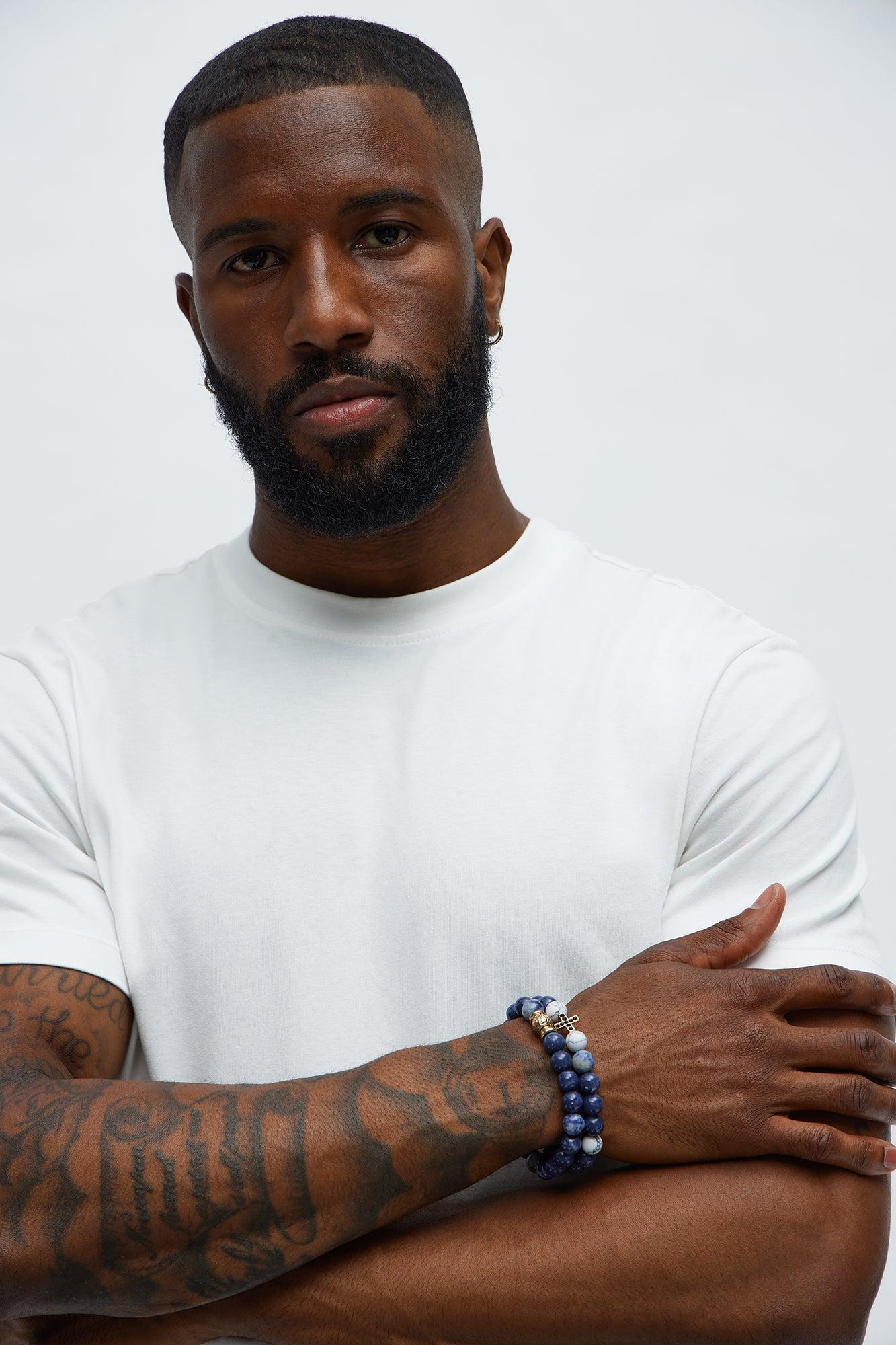 Best Part Beaded Bracelet Set  - Black/combo Male Product Image