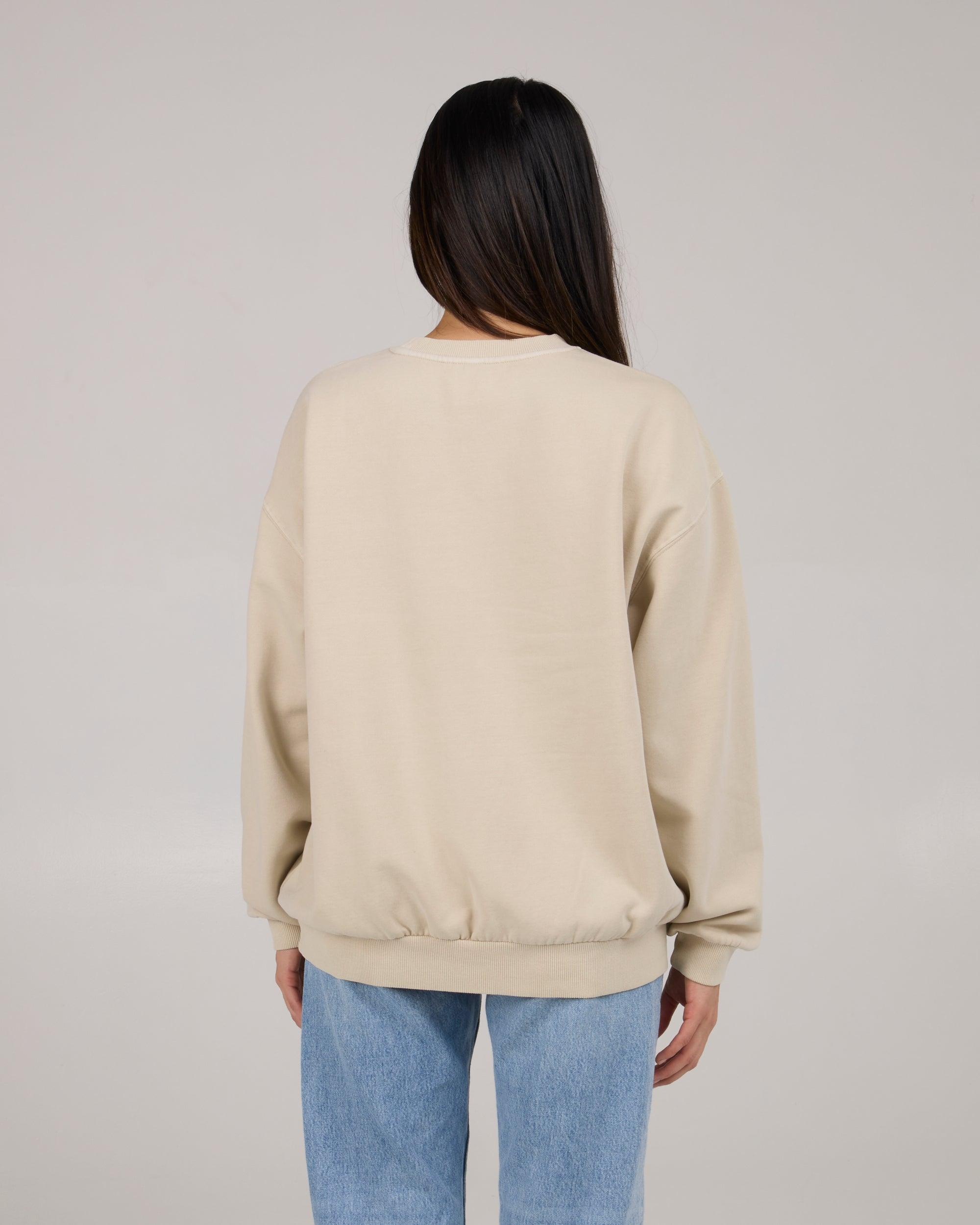 Fun In The Sun Crew Fleece - Off White Female Product Image