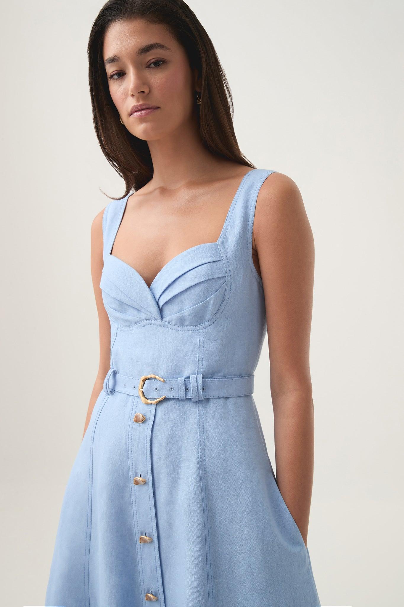 Primary Belted Midi Dress Product Image