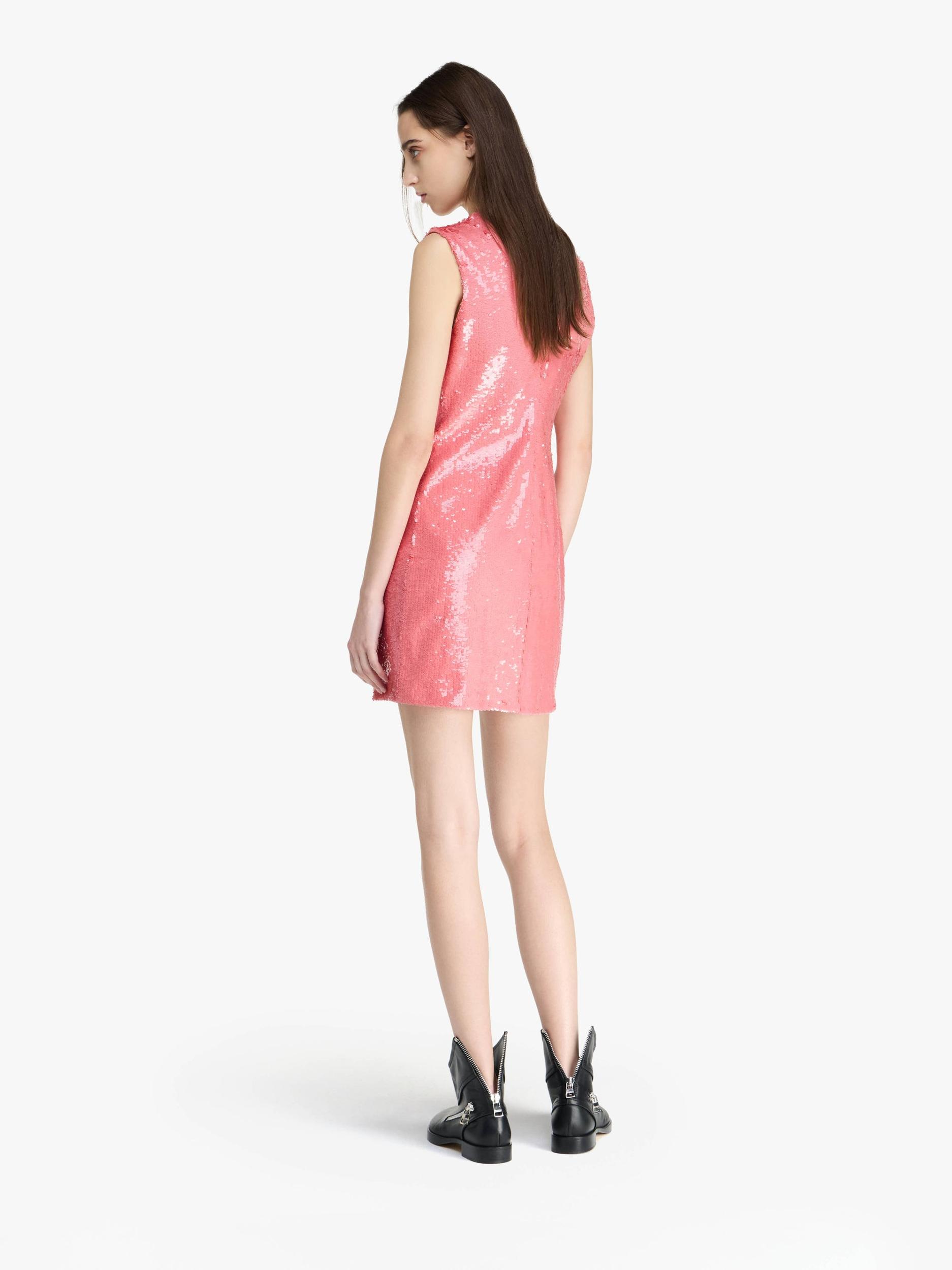 SEQUIN MINI SHIFT DRESS Product Image