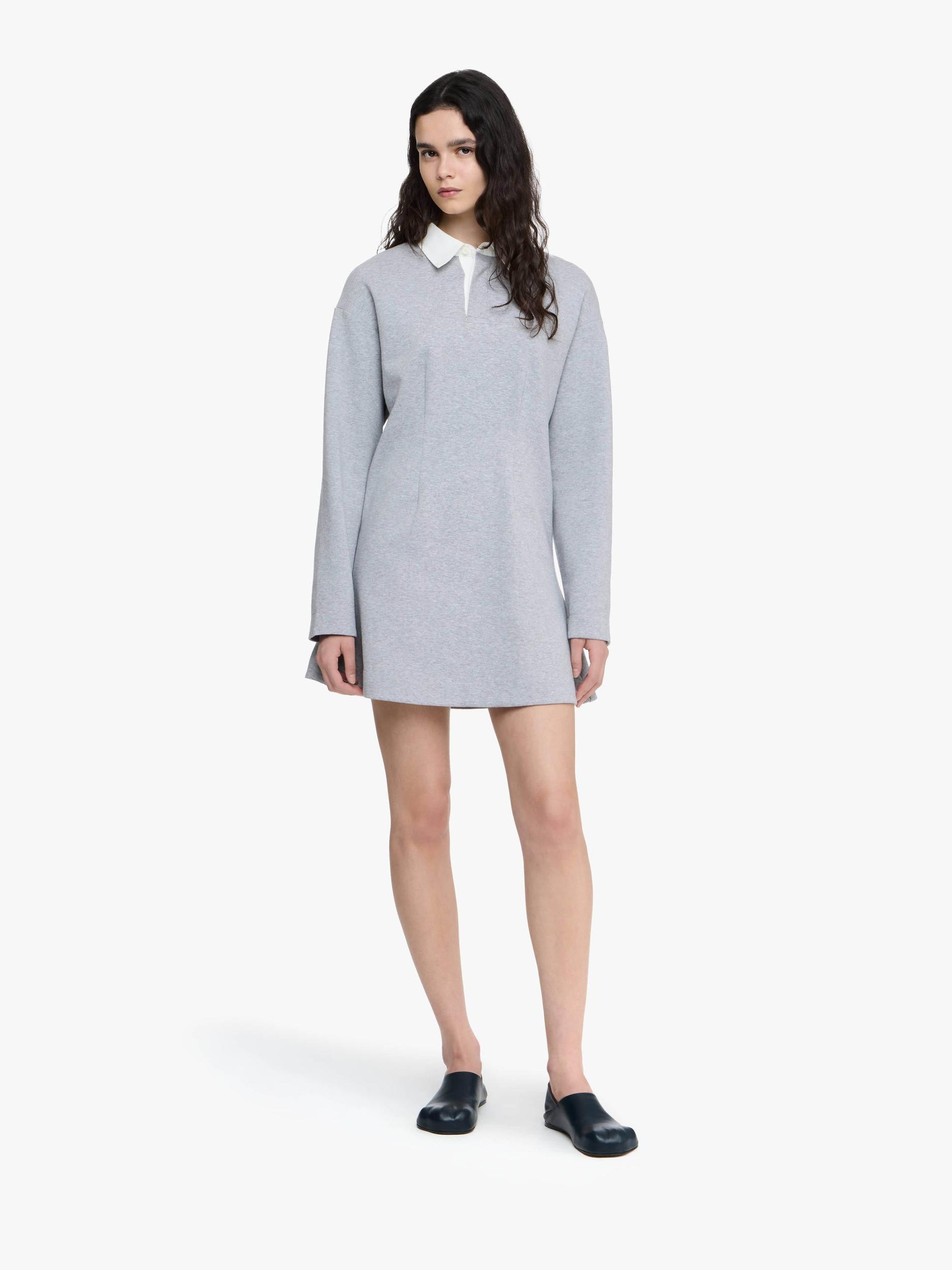 LONG SLEEVE POLO DRESS Product Image