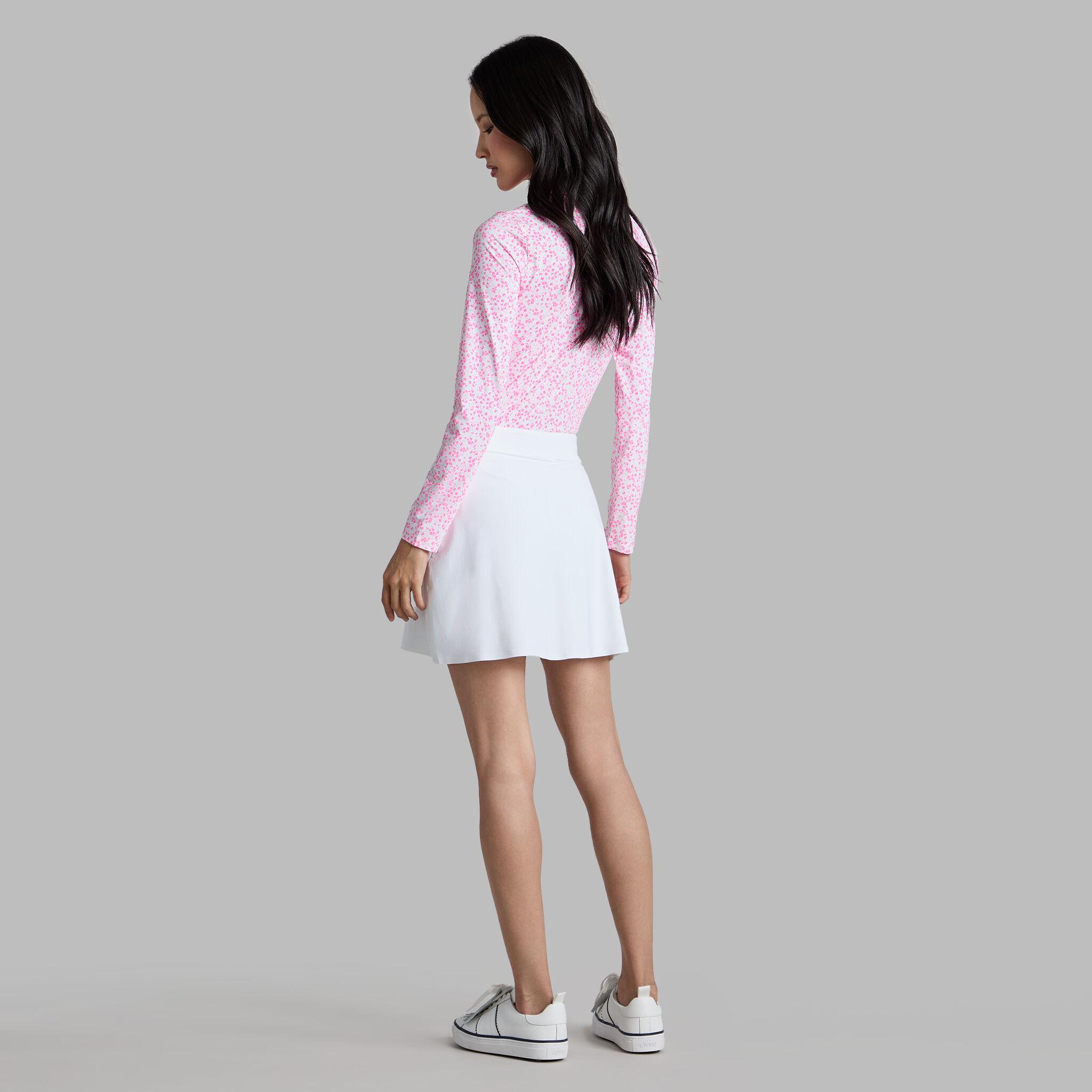 DITSY FLORAL TECH JERSEY LONG SLEEVE POLO Product Image