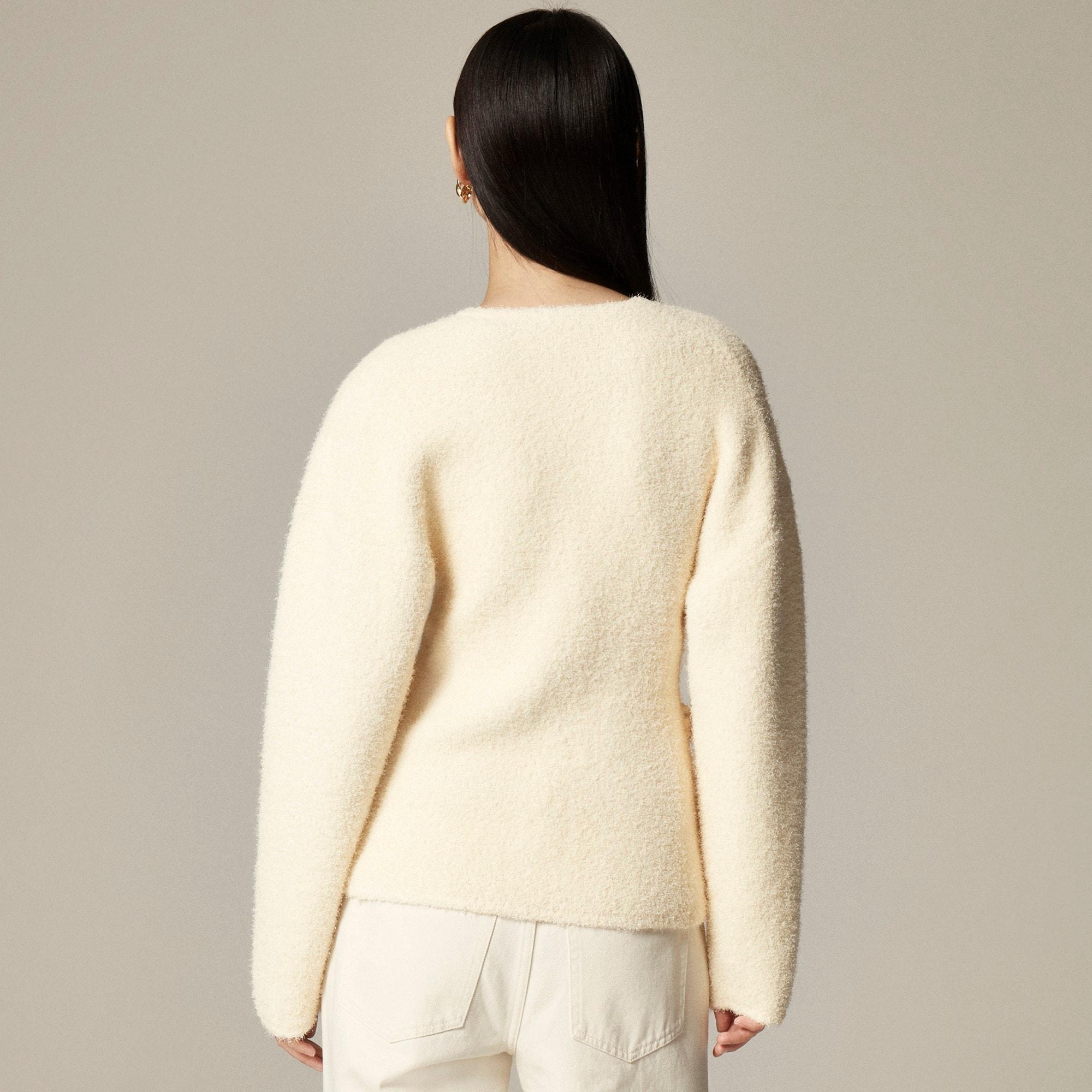 Cinched-waist sweater-jacket Product Image