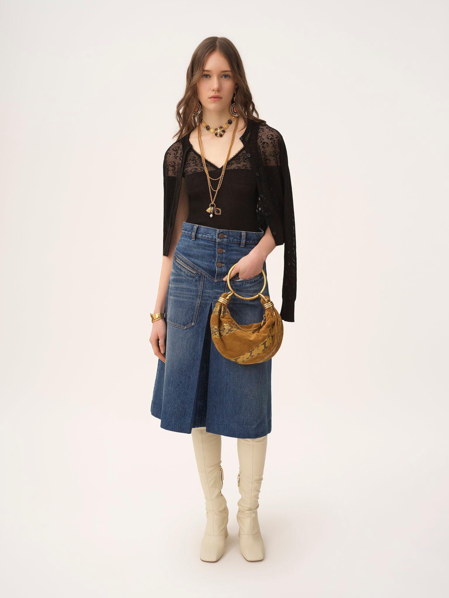 Twin set in cotton knit Product Image