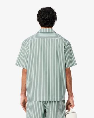 Relaxed Fit Striped Short Sleeved Shirt Product Image