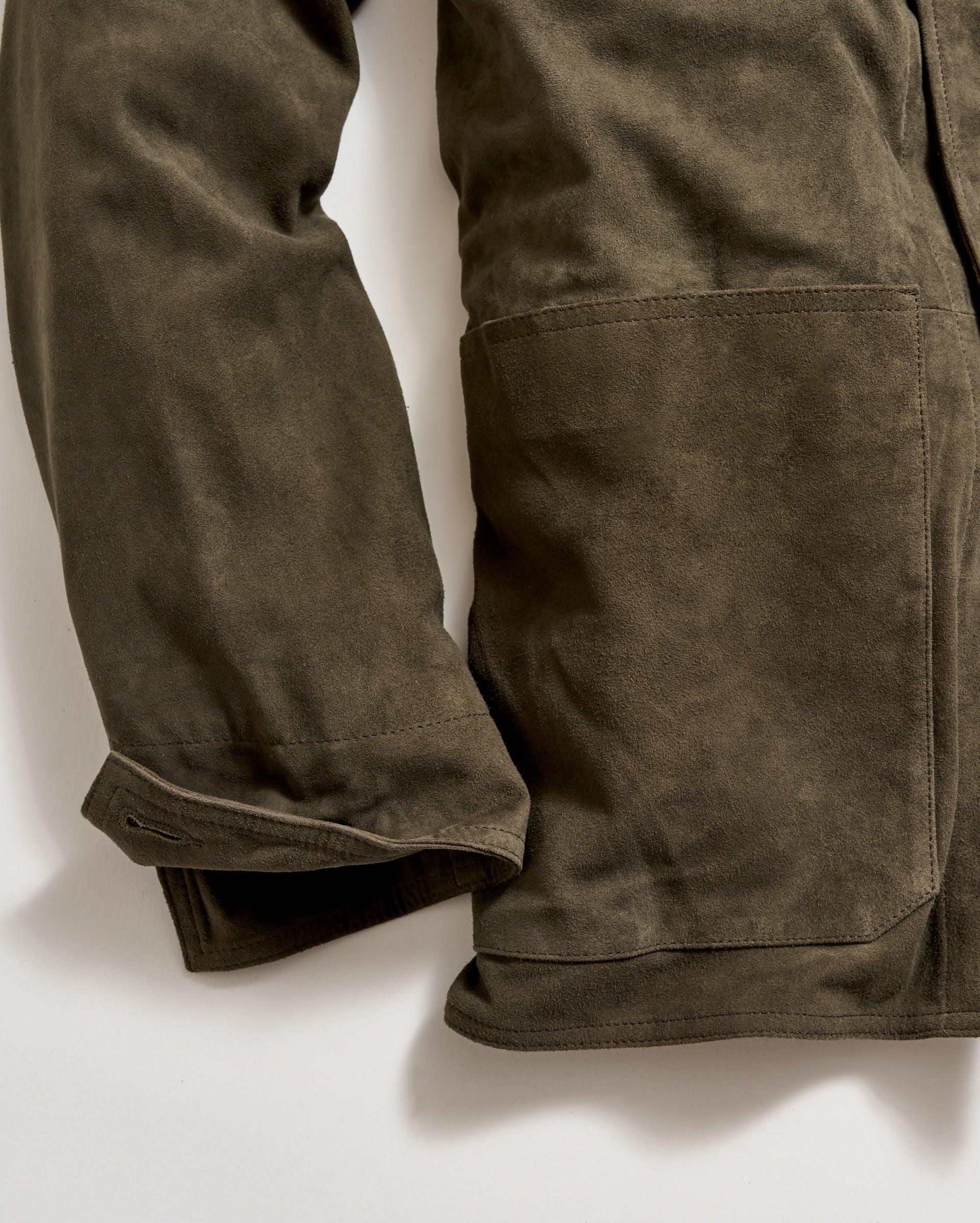 Eli Suede Chore Jacket -  Product Image