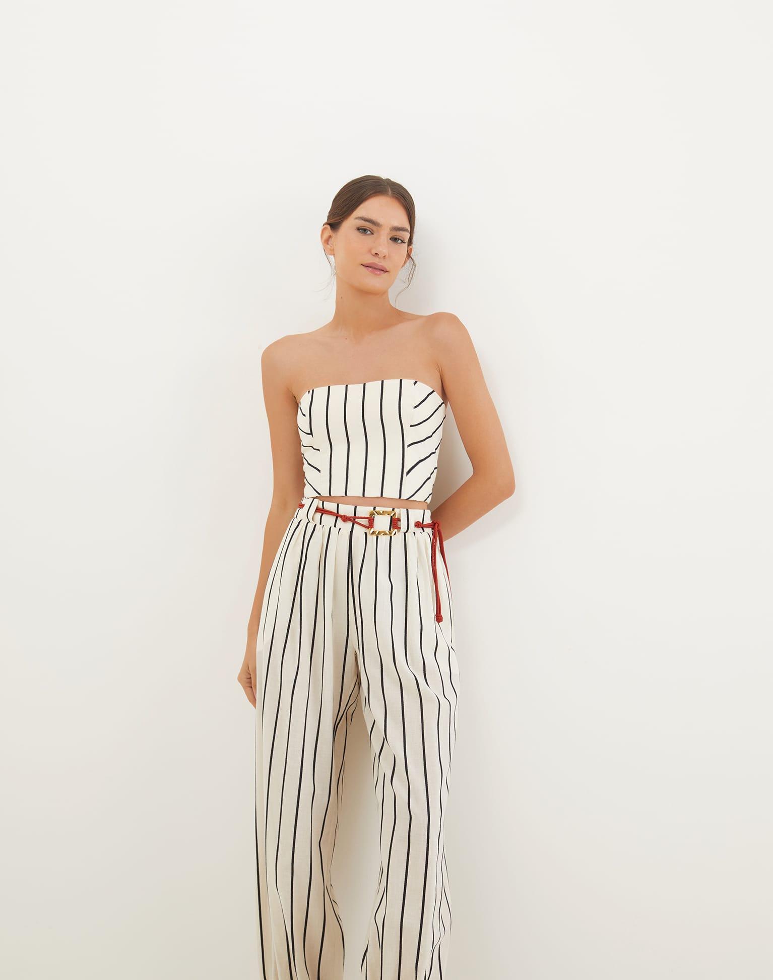 Dina Pegged Pants - Serpentine Product Image