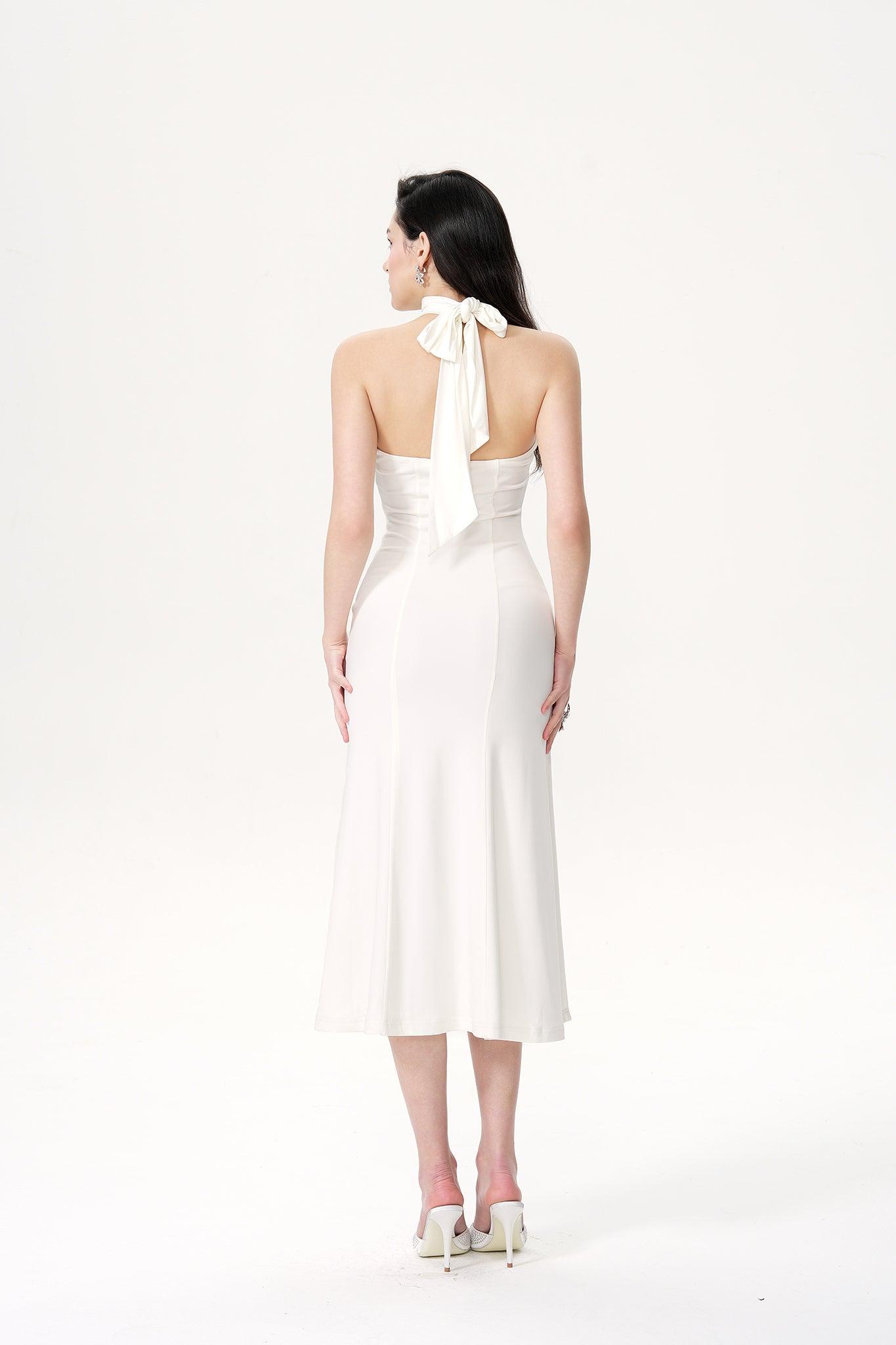 Eliana Dress (White) Product Image