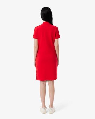 Slim Fit Stretch Piqué Polo Dress Product Image