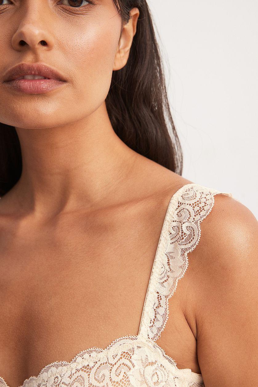 Wide Strap Lace Cup Corset Product Image