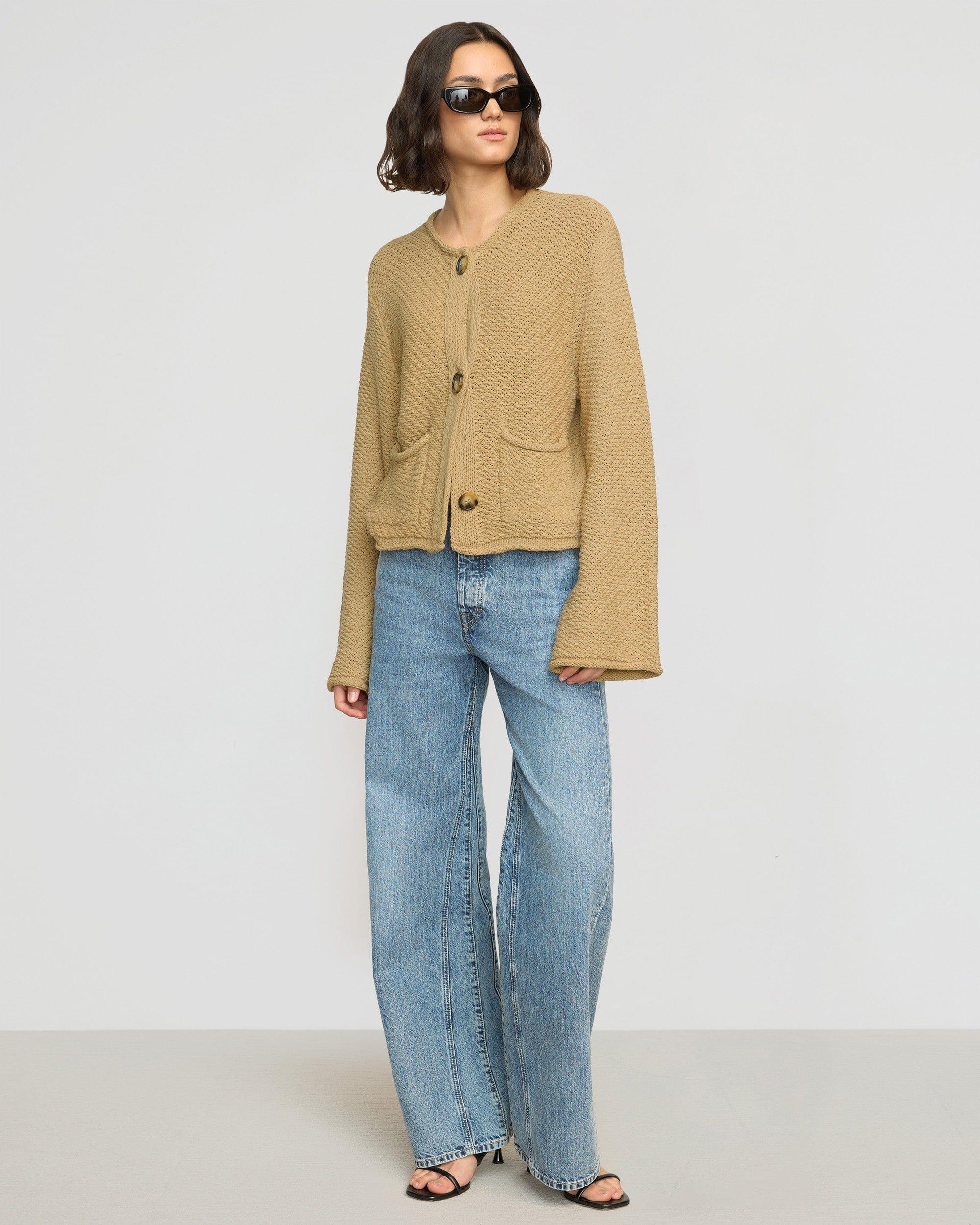 Yoojin Textured Knit Cardigan Product Image