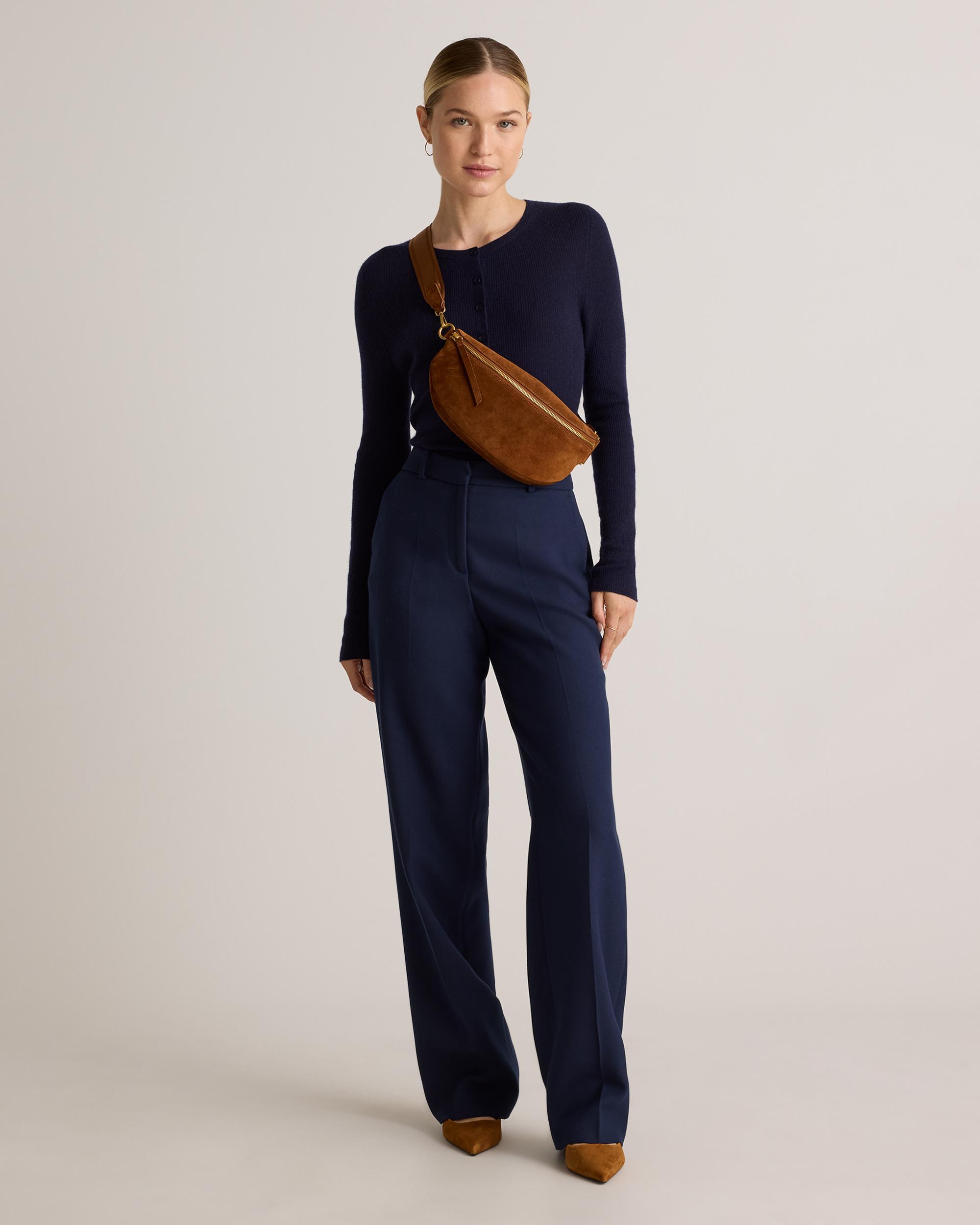 Quince | Women's Italian Suede Sling Bag Suede Leather Product Image