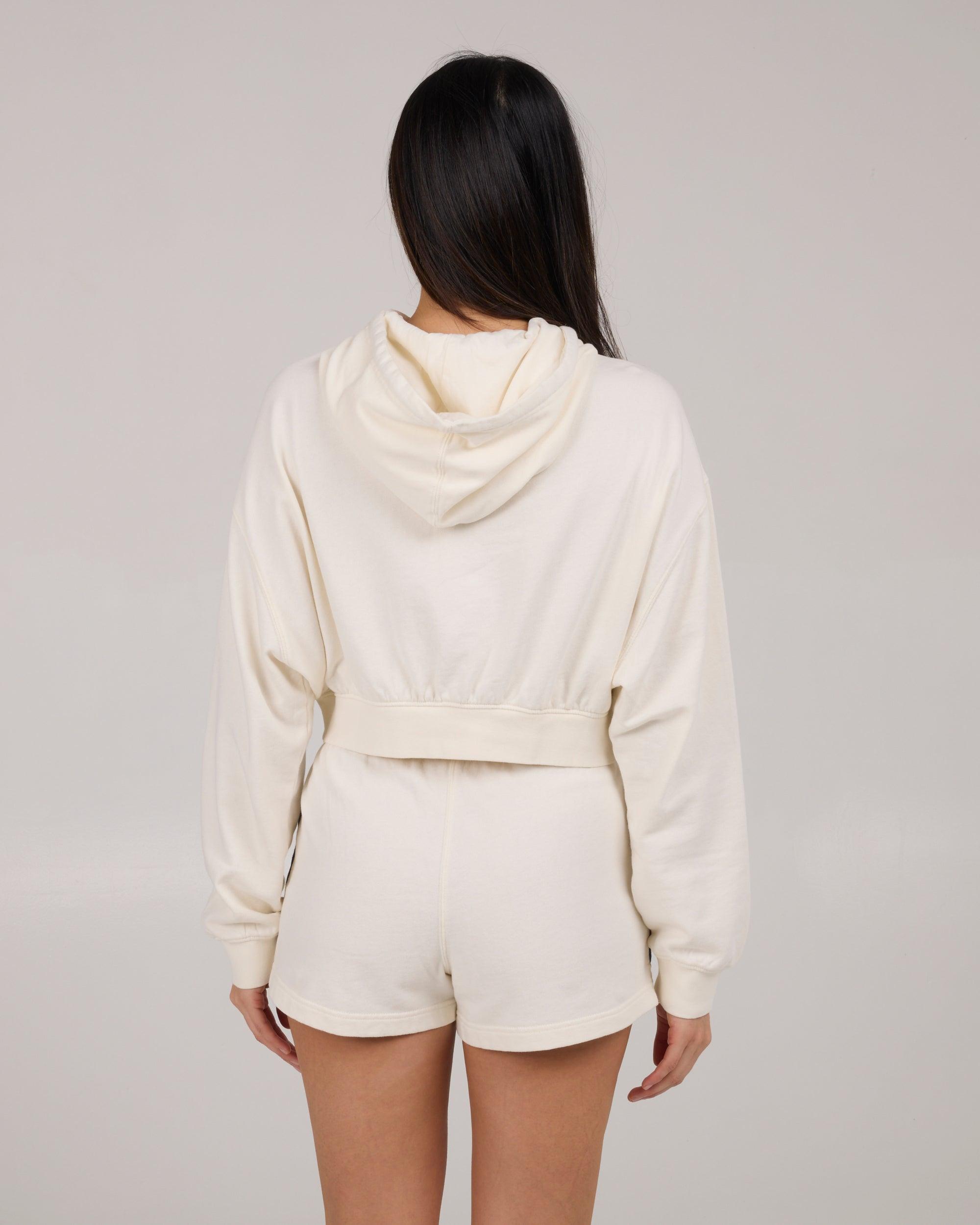 Catamaran Fleece Hoodie - Off White Female Product Image