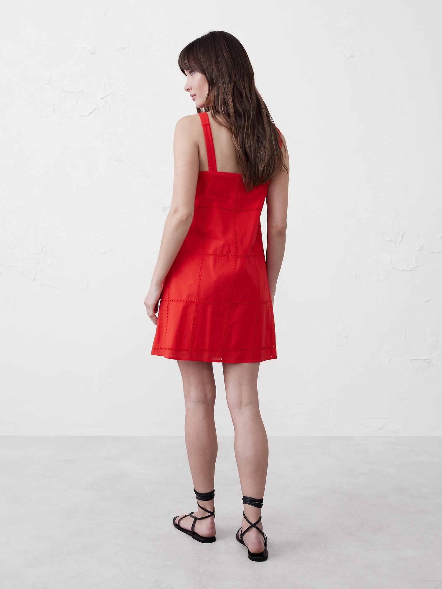 Eyelet Mini Dress Product Image