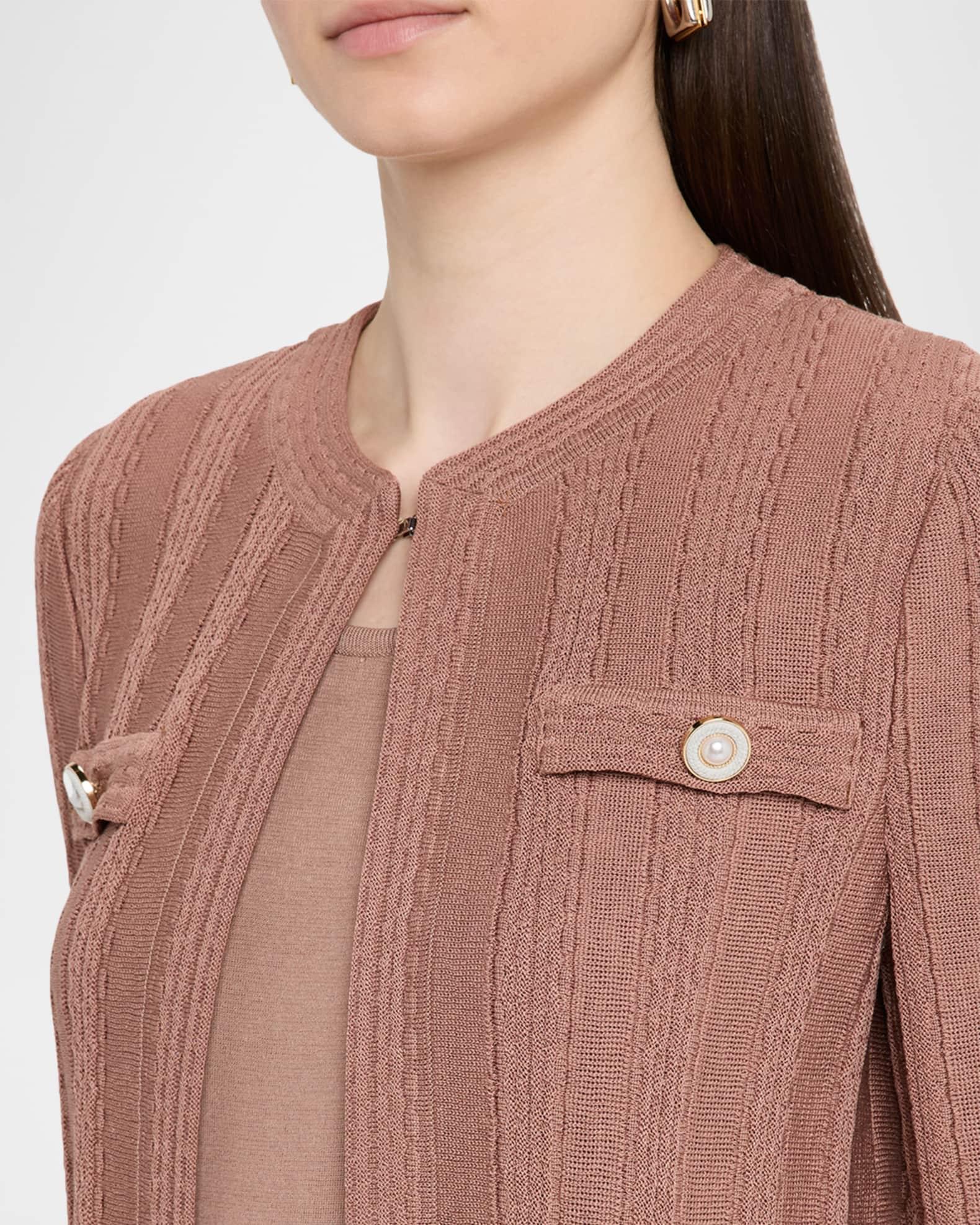 Heritage-Fit Braided Cable Soft Knit Jacket Product Image