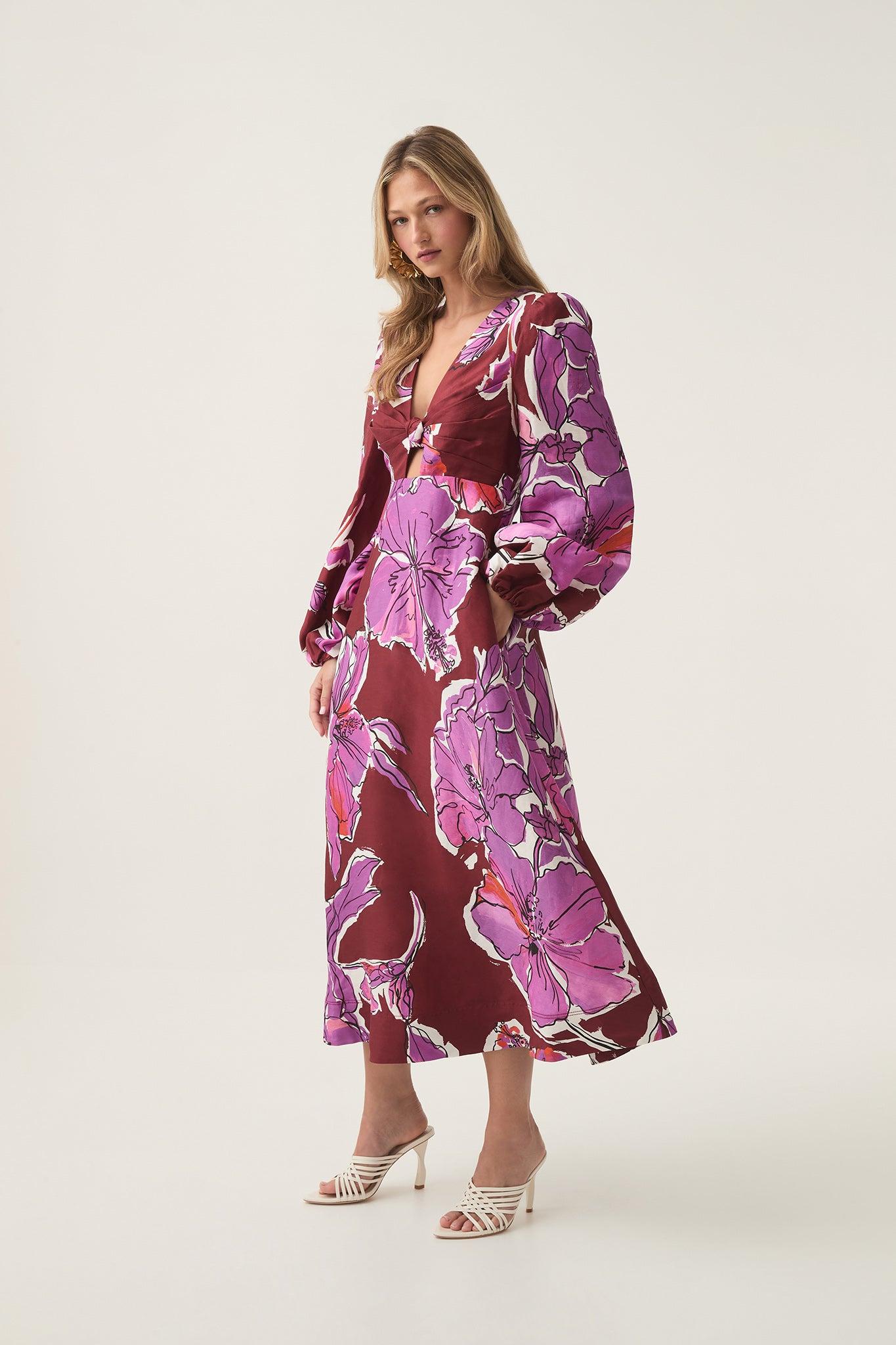 Inflorescence Midi Dress Product Image