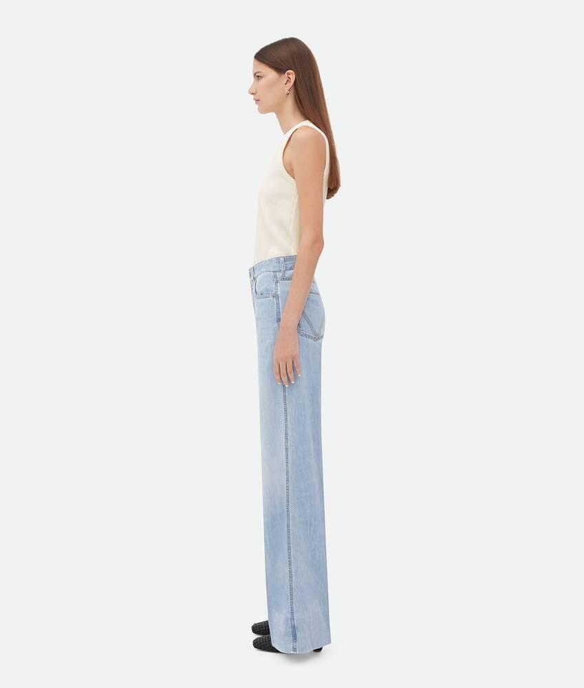 Women's Light Bleached Wide Leg Denim in Light bleach Product Image