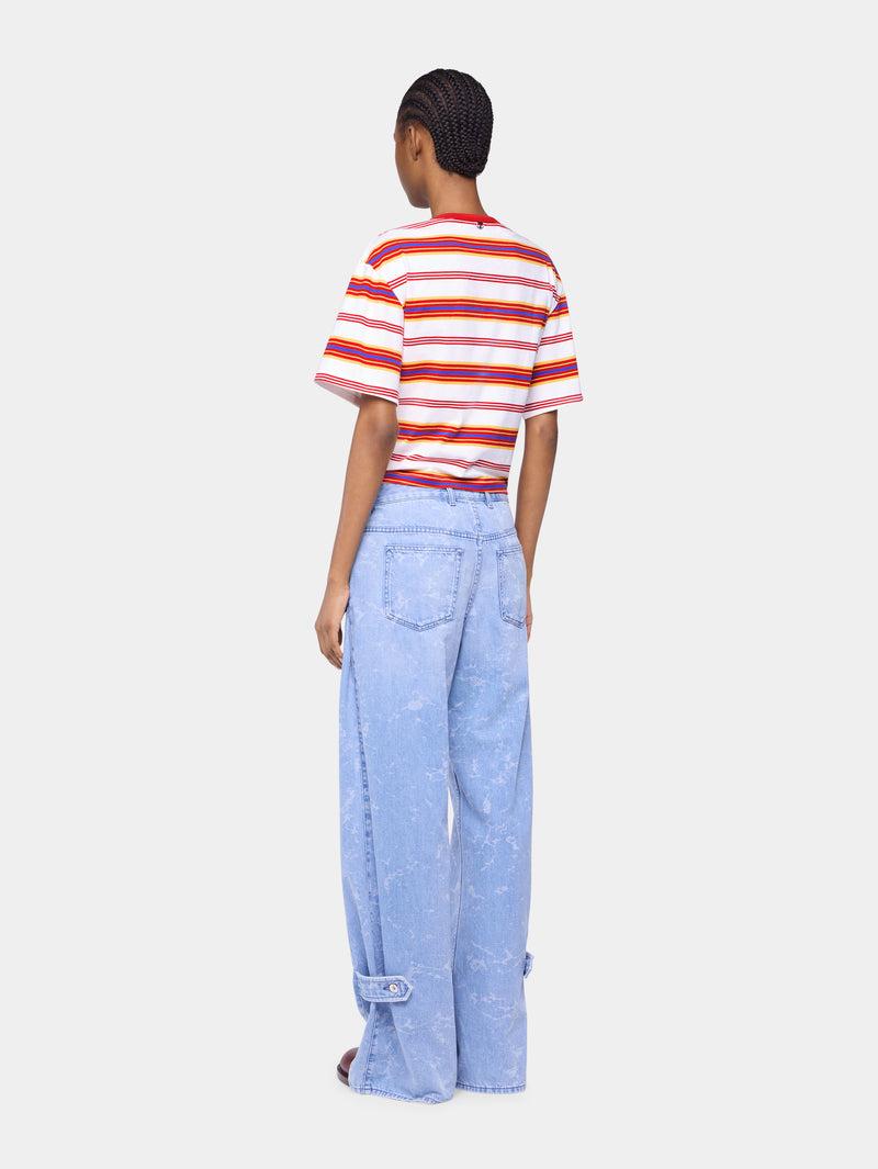 CROPPED T-SHIRT IN COTTON Product Image
